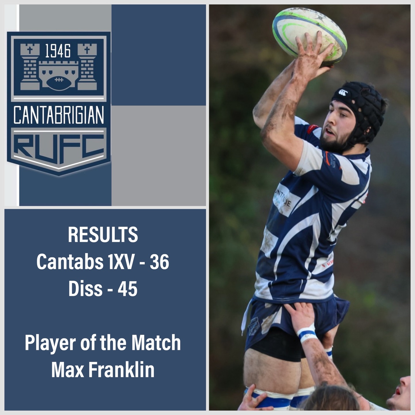 💥RESULTS💥
Not the result the 1XV hoped for and probably not a reflection of the hard work we put in, but our season is not over yet!
As always at Cantabs, we play in the spirit of the game, with the aim of playing some good rugby with our team mates, and that will never change 💙🤍💙
Congratulations to our Player of the Match, in his final league home game - Max Franklin @max.frakln173 🎉 🥹
📸 @bwsportsphotography
#rugby #rugbyunion #cantabs #cantabsrugby #socialrugbyincambridge