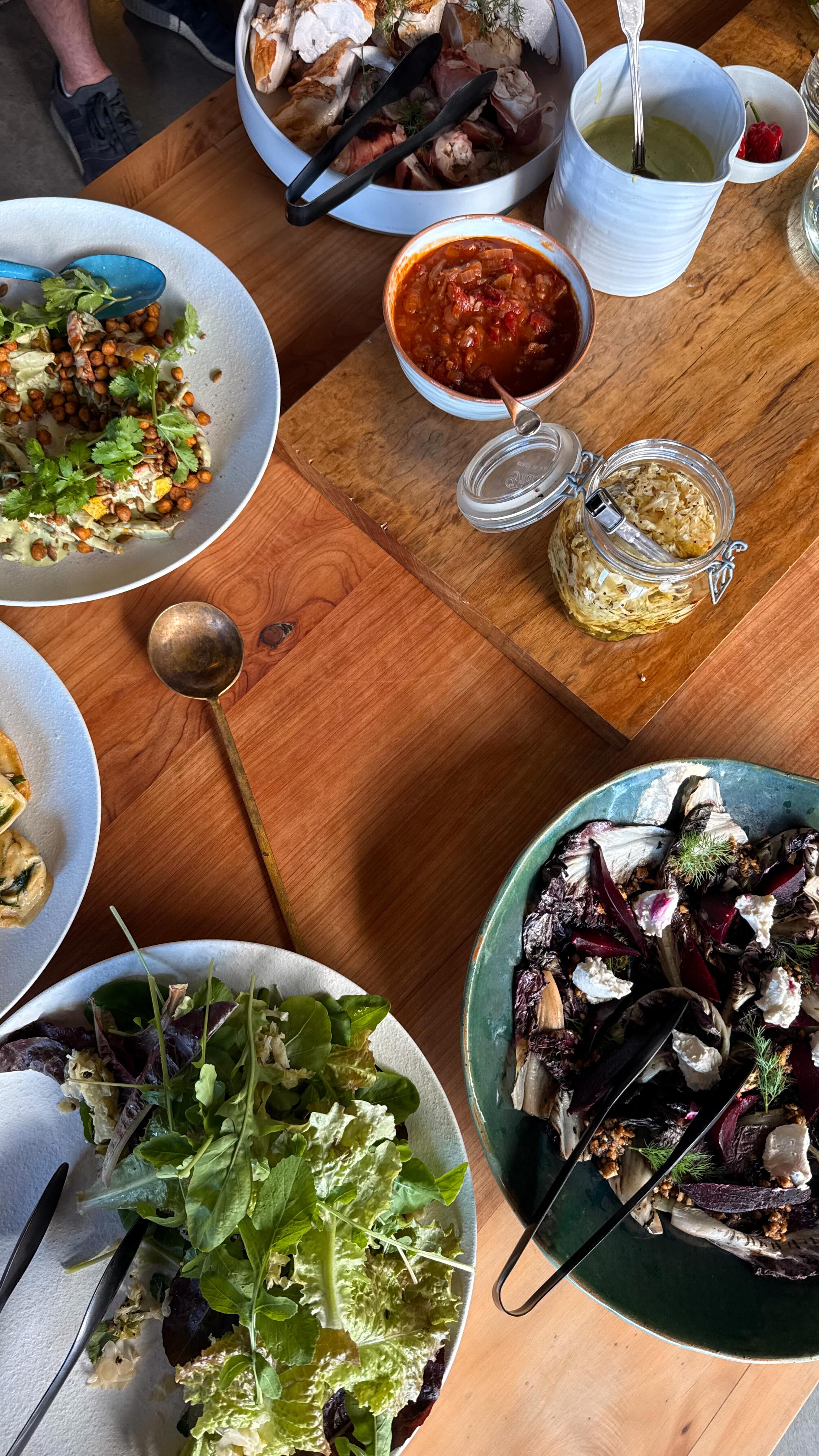 There is something incredibly powerful about reconnecting to real food.
This weekend I experienced the farm-to-table workshop at Good From Scratch and it reminded me why I care so deeply about nutrition in the first place.
Food is not just calories…
It is connection.
It is culture.
It is nourishment.
It is energy.
We created beautiful meals from scratch, learnt practical cooking skills, and experienced the simplicity of fresh, seasonal ingredients grown with care.
When we slow down and return to whole foods, everything begins to feel more aligned.
More energy.
Better digestion.
More satisfaction.
More enjoyment.
Healthy eating doesn’t need to be complicated.
Often the most nourishing meals are also the simplest.
This is the foundation of Beyond the Body - helping women build a way of eating that feels sustainable, supportive, and enjoyable for life.
Less restriction.
More connection.
More real food.
More real life.
Highly recommend this experience if you ever get the chance ✨
#realfood
#guthealth
#wholefoods
#farmtotable
#nutritioncoach