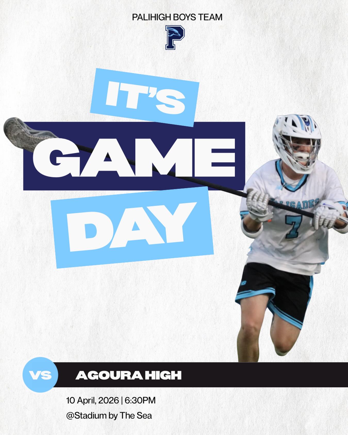 GAME DAY 🔵⚪️
📍Stadium by the Sea
🕡6:30 PM