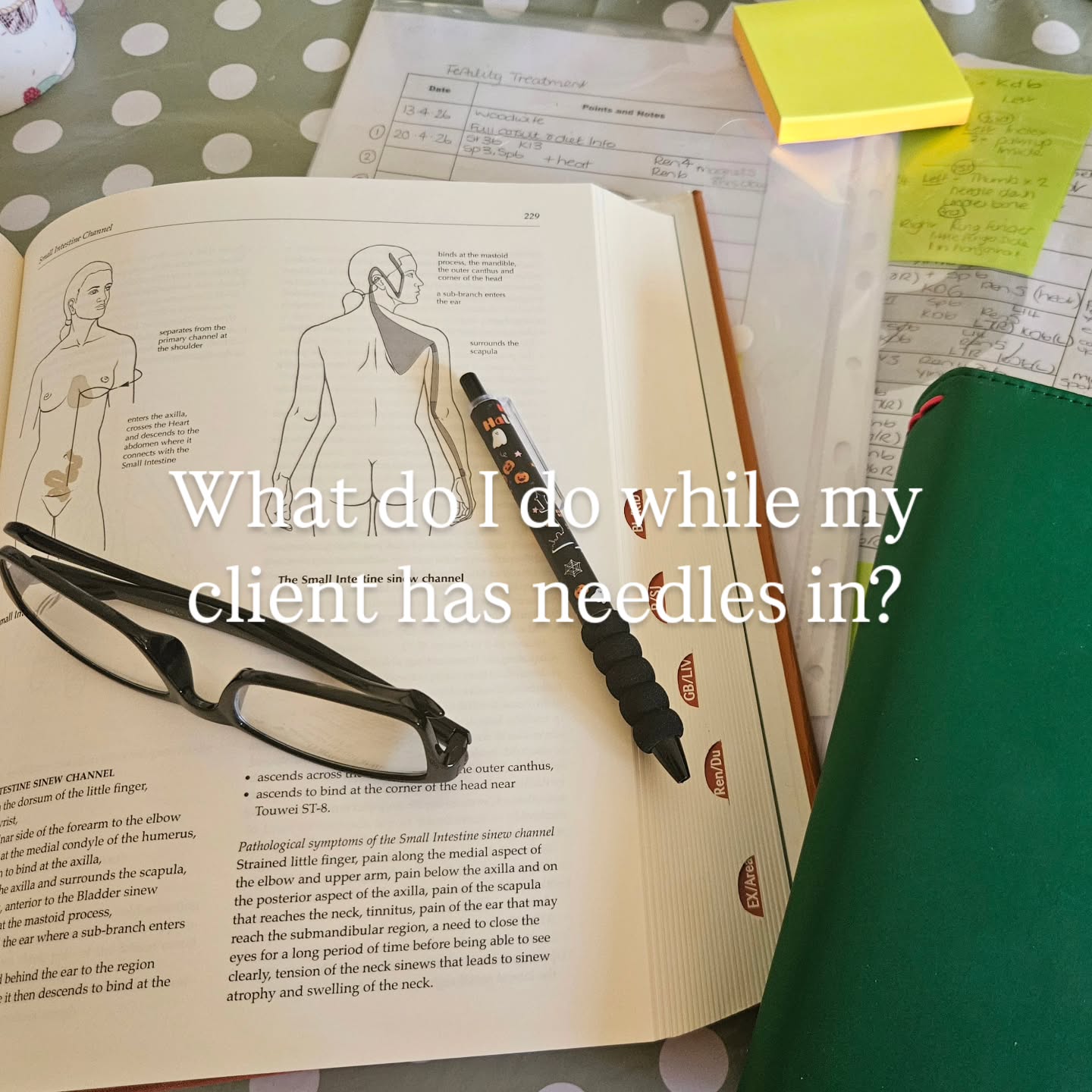 Usually paperwork, often treatment plans, diet plans, more often than not research, I read a ridiculous amount of acupuncture scientific research papers and articles, acupuncturists are always learning and I'm always trying to refine my treatments for my clients. So if I can, I grab a warm drink, sit down and read, research and plan. Today its a full fertility plan for a client this afternoon, plus a 3 day diet plan for a patient in tomorrow. And a bit of research on digestive issues! #acupuncturistsofinstagram #acupuncturetamworth #acupuncturelife #relaxattheretreat ##takecontrolofyourwellbeing