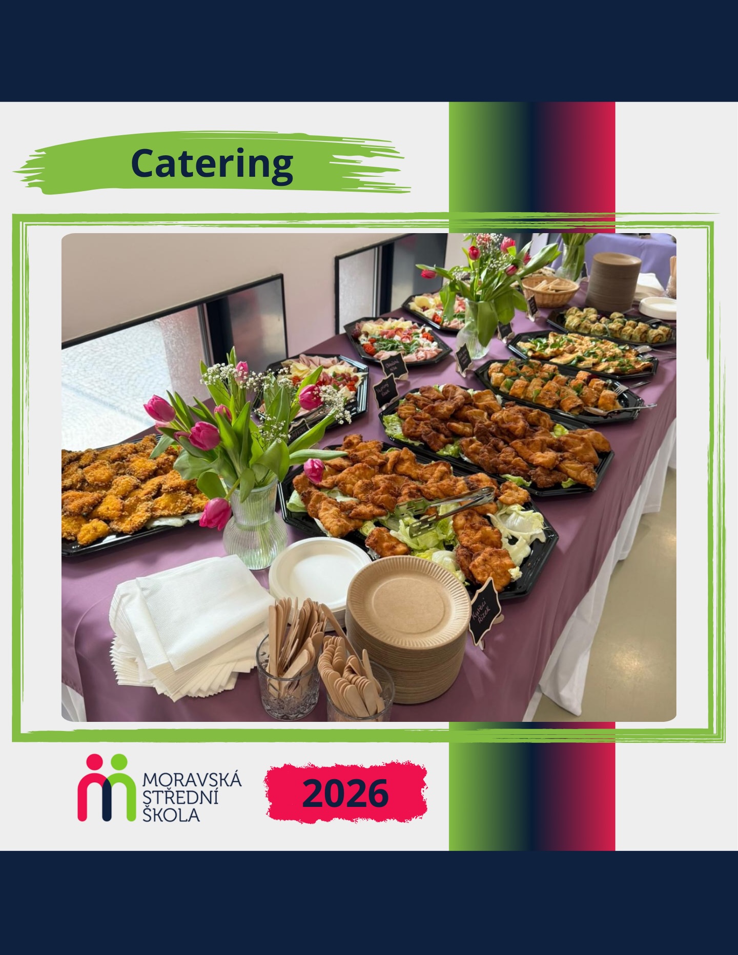 Naše škola se postarala o catering pro Pedagogickou fakultu UPOL 🍽️
V rámci dvoudenního setkání zaměřeného na speciální pedagogiku, práci s handicapovanými a zkvalitnění edukace se postarala o kompletní servis pro účastníky.
Do realizace se zapojili také naši žáci, kteří pomáhali s přípravou i obsluhou a získali cenné zkušenosti z praxe 🤝
#catering #skola #praxe #gastronomie #upol