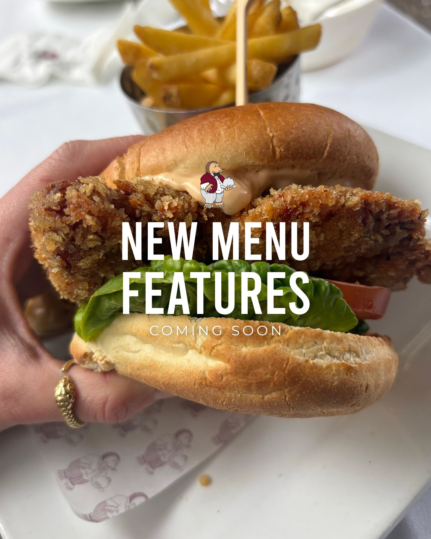 We're in the midst of our new menu tasting process! We can't wait to show you what we've been working on 🤤
Follow along and watch this space! Book via the link in our bio 🔗 #thegrumpymole #beergarden #newmenu #crispychickenburger