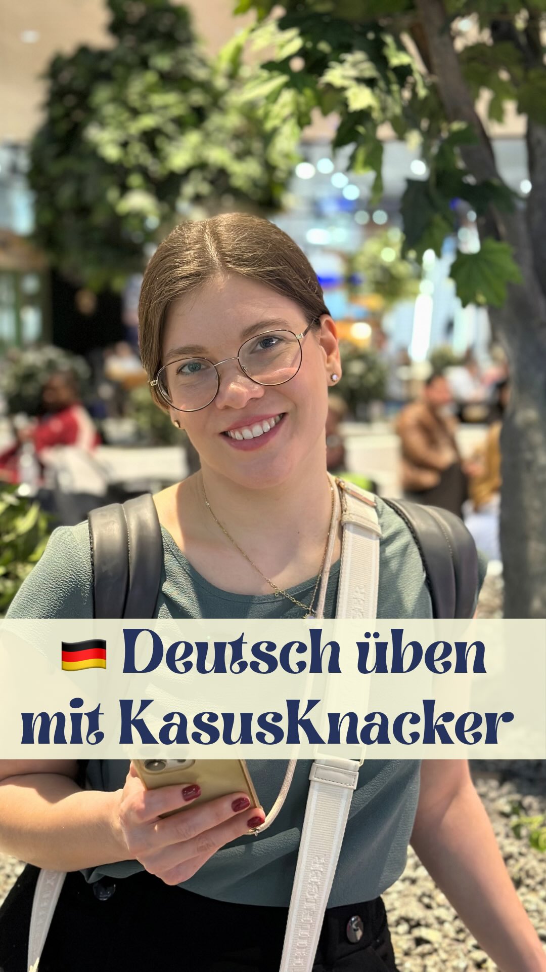 Anzeige | 🇩🇪 Du nutzt deine Wartezeit weise – am Flughafen und im Alltag! ✈️📱
Statt einfach nur zu scrollen, kannst du Wartezeiten im Alltag und beim Reisen sinnvoll nutzen, um Deutsch zu üben – und zwar mit KasusKnacker! 🤩
💡 Was kann man dort üben?
➡️ Die Artikel- und Adjektivdeklination
➡️ Vokabeln und Redewendungen
➡️ Präpositionen
➡️ und vieles mehr!
👉 Den Link zur App findest du in meinem Profil! 🔗
Liebe Grüße
Deine Deutschlehrerin
Verenita
🖤❤️💛
#deutschlernen #deutschüben #wortschatz #learngerman #german