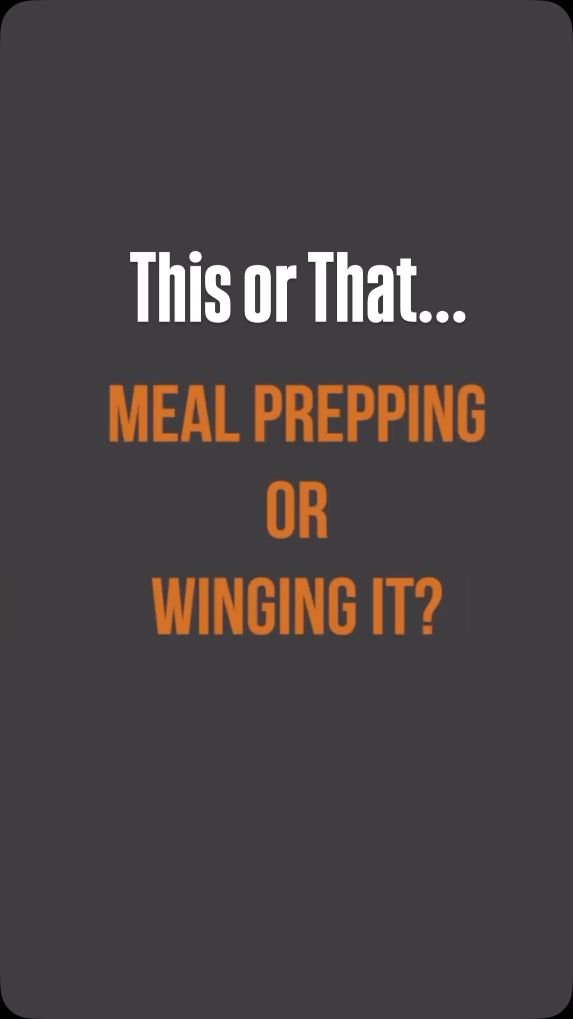 ‘This or That’ edition! 💪🔥
We asked our members the ultimate fitness face-offs:
Squats or Deadlifts? 🏋️♀️
Cardio or Weights? 🔥💥
Morning or Night sessions? ☀️🌙
Meal prepping or winging it? 🍱🤷
Burpees or Running? 😵🏃♂️
Go on then… what’s your pick? 😆👇