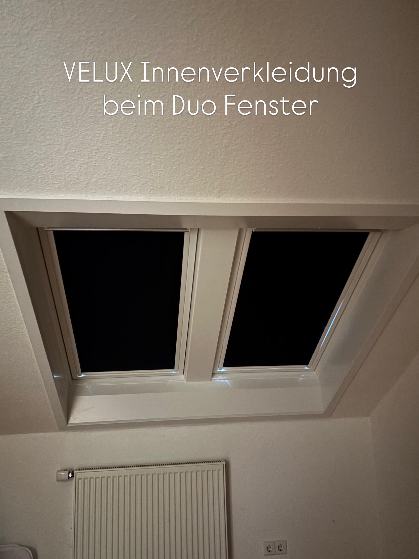 Nicht alltäglich: Ein VELUX Duo-Fenster mit passender Innenverkleidung.
Saubere Übergänge, klare Linien – jedes Detail sitzt.
Auch nach Jahrzehnten im Betrieb sind das genau die Projekte, die uns als Team stolz machen.