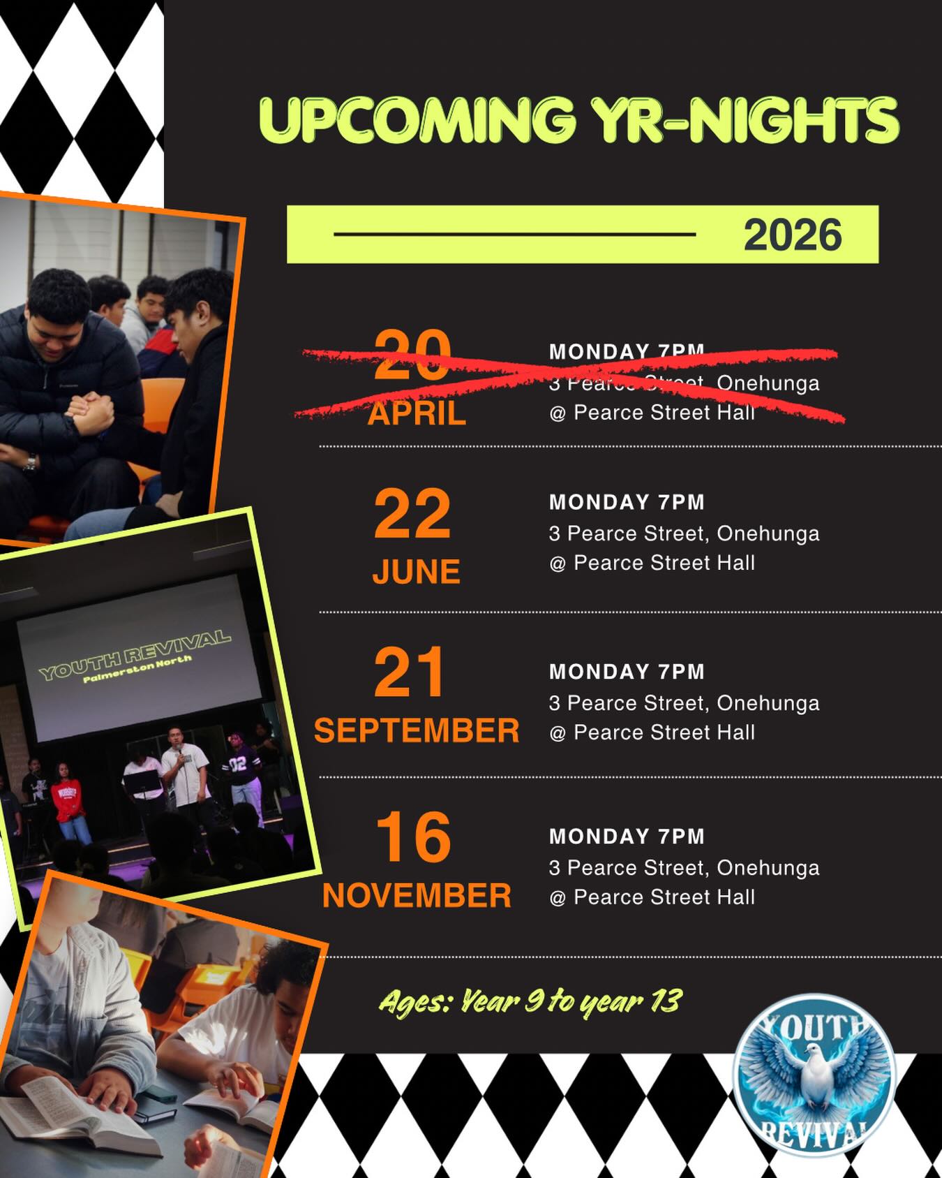 Save the dates, so you don’t miss anymore ‼️ Only 3 more to go 😤🥳 Send this to a friend you know will forget, cause they’re old 👀