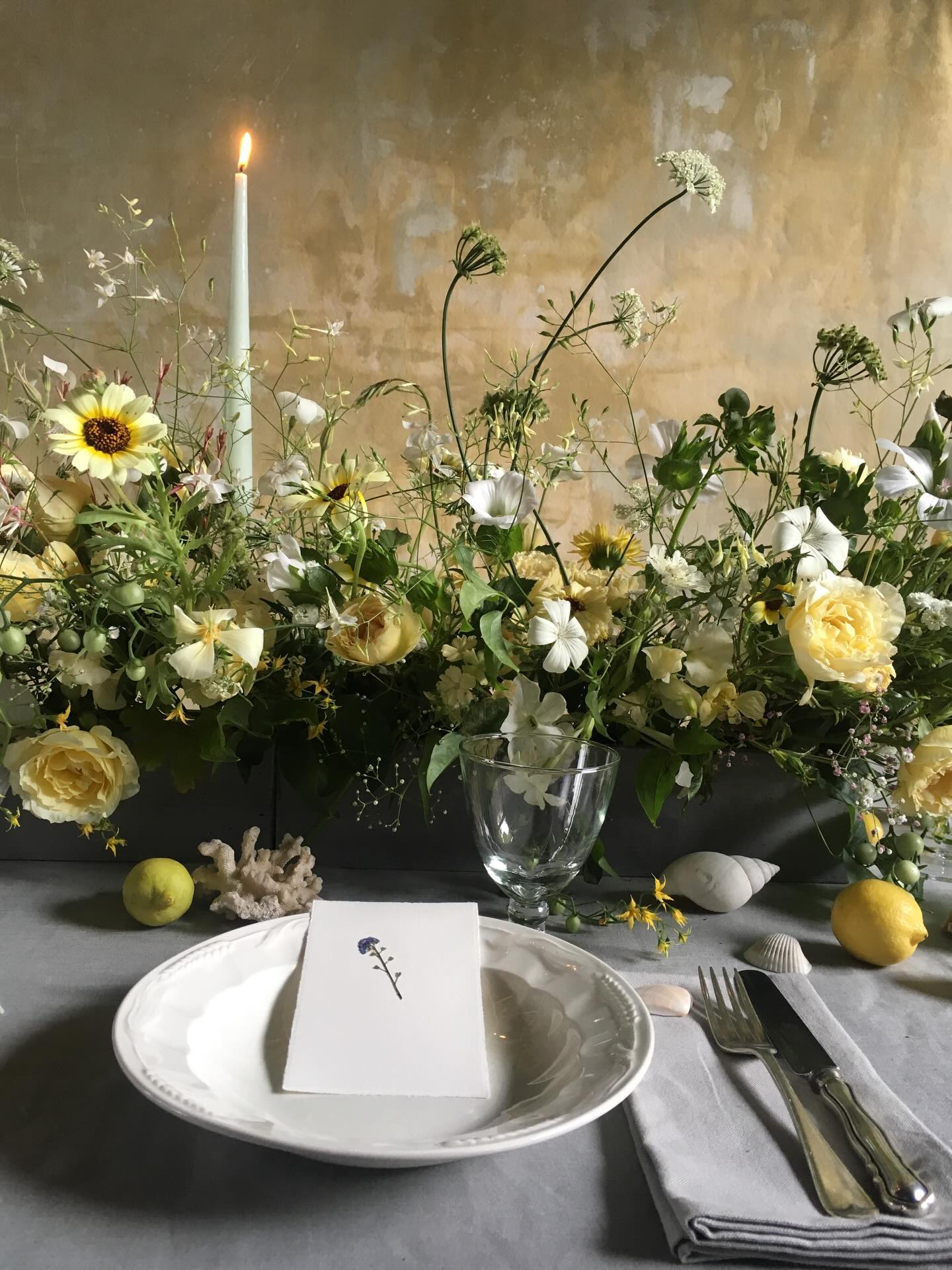 Event flowers; from delicately placed flowers in flowing meadows down the table to dainty vases or impactful blooms making a statement for your brand. We can cover your event, get in touch for availability