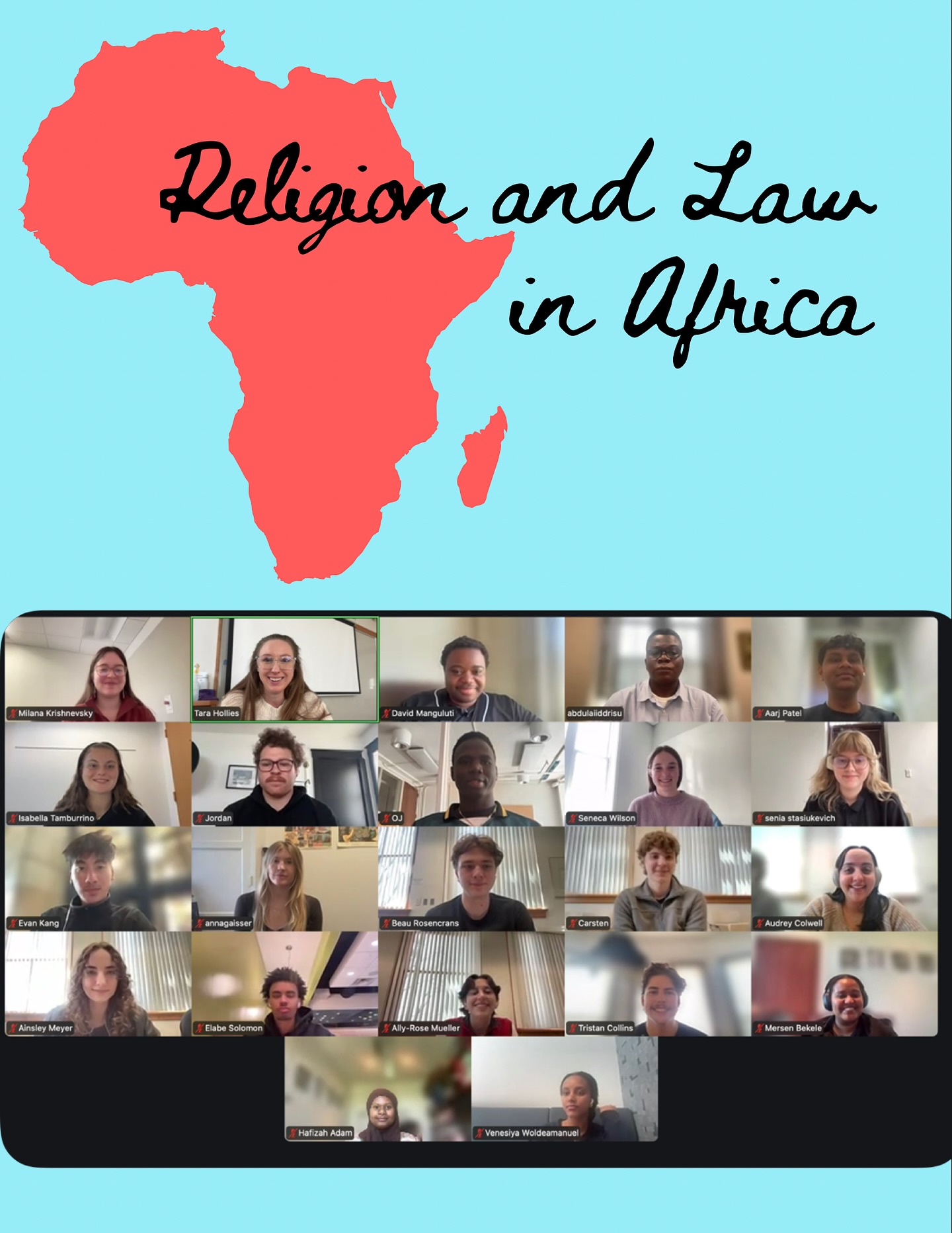 What a fun @macalestercollege - @stolafcollege collab we had yesterday! Students in my “Religion and Law in Africa” course enjoyed learning about different sects of Islam in West Africa from a guest speaker: Prof. Abdulai Iddrisu from my alma mater, St. Olaf.
Prof. Iddrisu was one of my undergraduate advisors, and it was a joy to have him virtually visit my classroom. Although I graduated from Olaf over a decade ago, Prof. Iddrisu remains a supportive mentor and dear friend, exemplifying one of the many benefits of a small liberal arts college education.
#africanhistory #historylesson #religiousstudies #legalstudies #phdchat