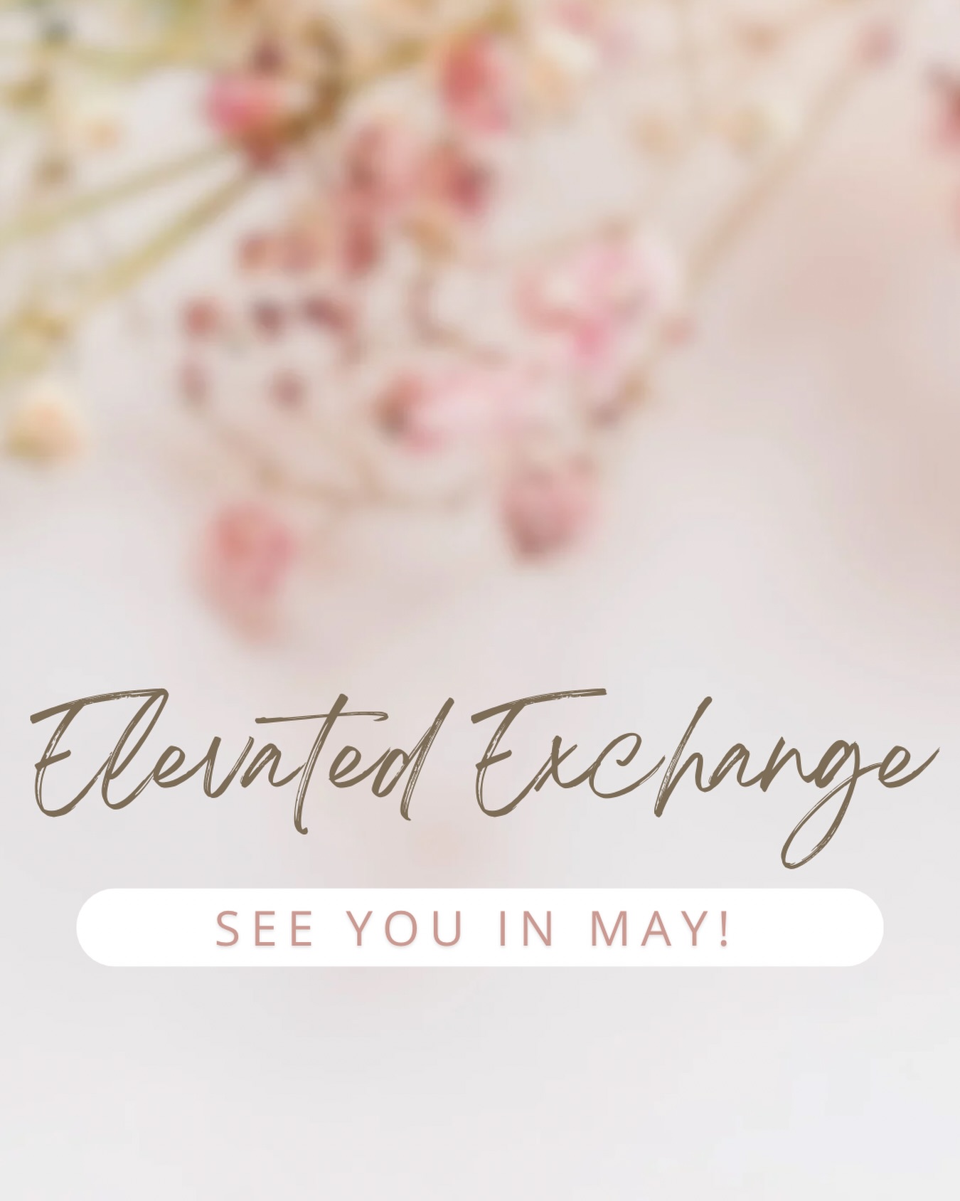 With April being a month full of spring breaks, busy schedules, and shifting routines, we’ve decided to skip Elevated Exchange this month.
We know how full this time of year can feel, and we want you to have the space to enjoy it all, whether that means time with family, travel, or simply catching your breath in the middle of it all.
We’ll be back in May and can’t wait to gather again, reconnect, and continue building the meaningful conversations and connections that make this community so special. There’s something really powerful about coming together in this space, and we’re looking forward to creating another evening that feels just as supportive, inspiring, and fun.
In the meantime, I encourage you to keep those connections going. Reach out to someone you met at a past event, grab coffee, collaborate, or simply check in. This community doesn’t just exist in the room; it lives in the relationships you continue to build outside of it.
Thank you for being such an incredible part of Elevated Exchange. I’m so grateful for each of you and the energy you bring.
Looking forward to seeing you all in May!