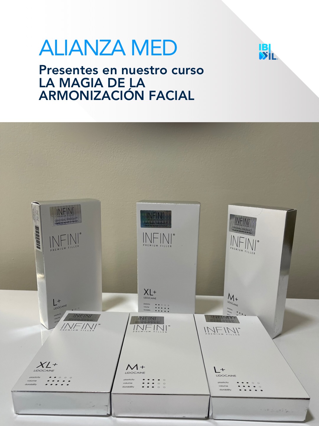 Gracias a @alianzamedoficial por acompañarnos en la tercera edición de nuestro taller hands-on: La Magia de la Armonización Facial.
Tanto en teoría como en sesiones de práctica, nuestros participantes pudieron conocer la aplicación de INFINI Premium Filler ✨ , un relleno dérmico certificado, diseñado para ofrecer hidratación profunda y resultados naturales y duraderos (hasta por 8 meses).
💉 Lo que más nos gusta de INFINI es su textura suave, su aplicación tan precisa y sus resultados seguros y efectivos desde la primera aplicación.
Agradecemos que productos de tal alta calidad como este sean parte de nuestro curso, que busca poner en manos de cada participante todos los recursos posibles para una formación de excelencia, garantizando mejoras en su práctica con sus pacientes.
🤝 @alianzamedoficial @institutoibidil @unimelcare @dr.victorollarvesruiz @infinifiller_vzla