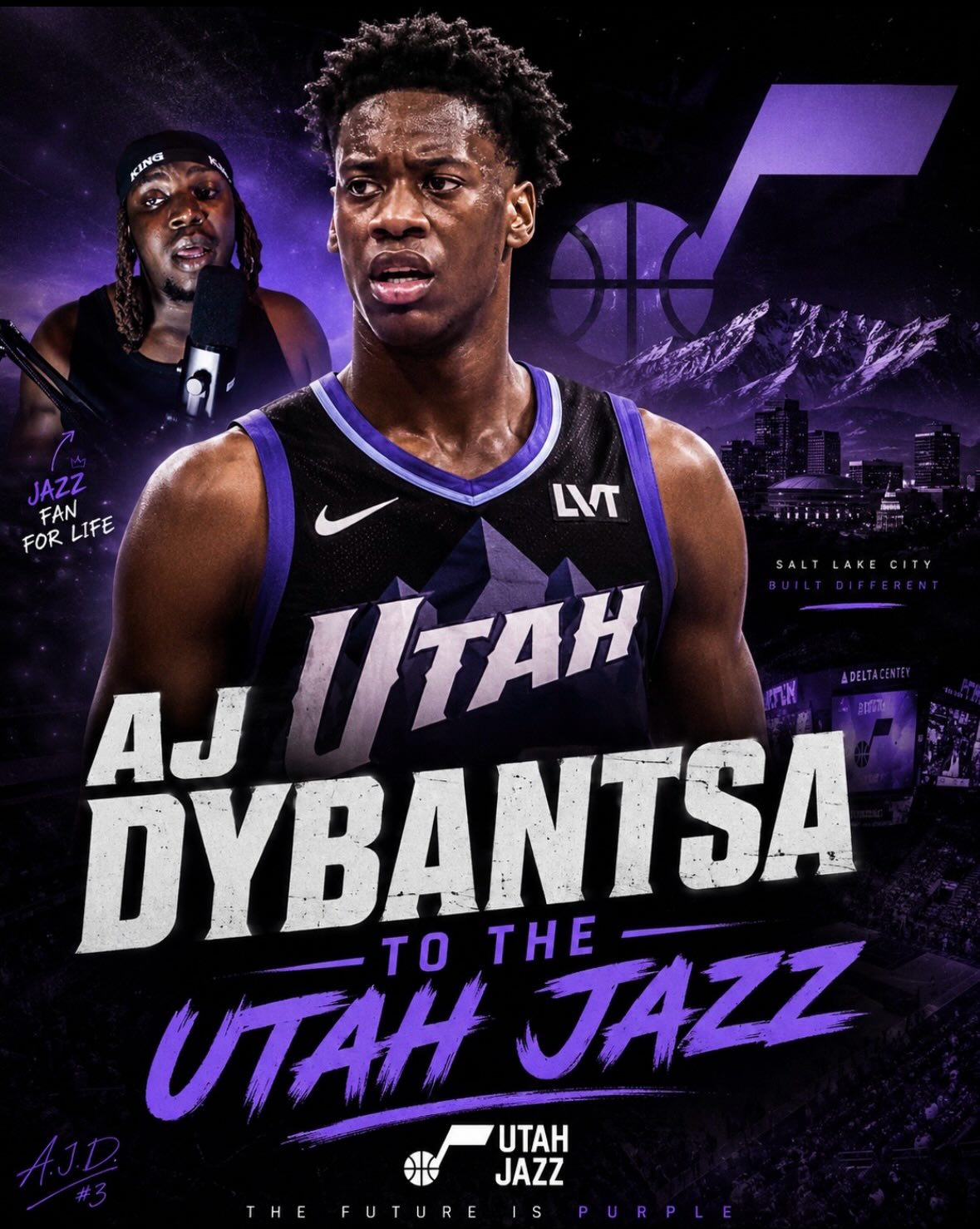 🚨 BREAKING: AJ DYBANTSA TO THE UTAH JAZZ?! 👀🎷
The Utah Jazz landed that 2nd round pick… and now the rumors are getting LOUD. 👀
AJ Dybantsa already got deep roots in Utah — Utah Prep, BYU connections, and major investment around that whole basketball pipeline with Ryan Smith, Danny Ainge, and the future of Utah hoops. This move just feels DIFFERENT.
You could tell AJ was hurt seeing Washington get the #1 pick this year… but don’t get it twisted — this kid is STILL the best player in the country. 🇺🇸🔥
6’8” elite scorer.
Can shoot.
Can dribble.
Can pass.
Can cut.
Can dunk.
ATHLETIC.
KD vibes mixed with pure unstoppable talent 😳🐐
If Utah somehow gets AJ Dybantsa… the league better prepare NOW. The future of the Jazz could change overnight. 🎷⚡️
#AJDybantsa #UtahJazz #NBA #NBADraft