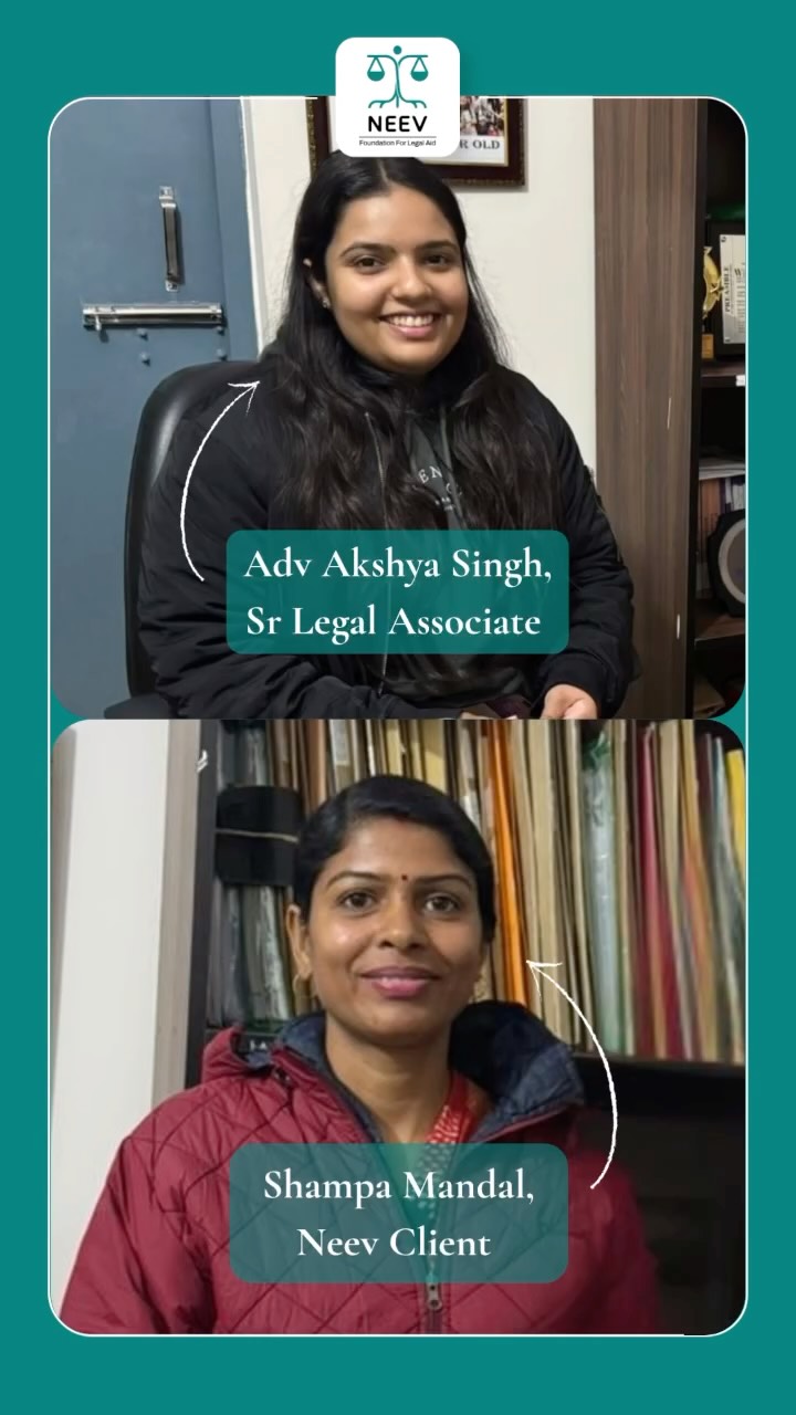 In October 2023, Shampa came to Neev Foundation looking for support in her maintenance case.
What began as a legal battle gradually moved towards resolution through dialogue and mediation.
In December 2025, the maintenance case was finally withdrawn after the parties settled their disputes.
Today, she shares her journey — from struggle to stability.