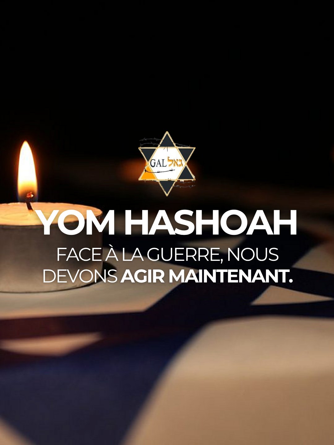 En cette veille de Yom Hashoah, nous nous permettons de vous solliciter exceptionnellement.
Habituellement, nous sommes présents à l’approche des fêtes pour permettre à nos rescapés de la Shoah de les vivre dignement…
Mais aujourd’hui, la situation en Israël est d’une gravité particulière.
La guerre a amplifié les besoins, la solitude, l’angoisse.
Beaucoup de nos rescapés vivent dans la peur, l’isolement… parfois dans l’oubli.
Face à cette réalité, nous lançons une campagne de dons exceptionnelle pour leur apporter du soutien, du réconfort… et un peu de chaleur humaine.
🙏 Chaque geste compte.
💙 Soutenez Amouta GAL
POUR DONNER, 2 SOLUTIONS :
➡️ Pour les Israéliens :
www.amutagal.com
➡️ Pour les donateurs étrangers (virement) :
Action Rescapés de la Shoah en Détresse
Amuta GAL
Banque : FIBI Ltd (26)
Branche : UBank Tel Aviv (287)
Adresse : 38 Rothschild Blvd. Tel Aviv 6688307
SWIFT : FIRBILITXXX
Compte n° 17243
Nom : GAL-FOR HOLOCAUST SURVIVORS (R.A.)
IBAN : IL0902628700-000-00-017243