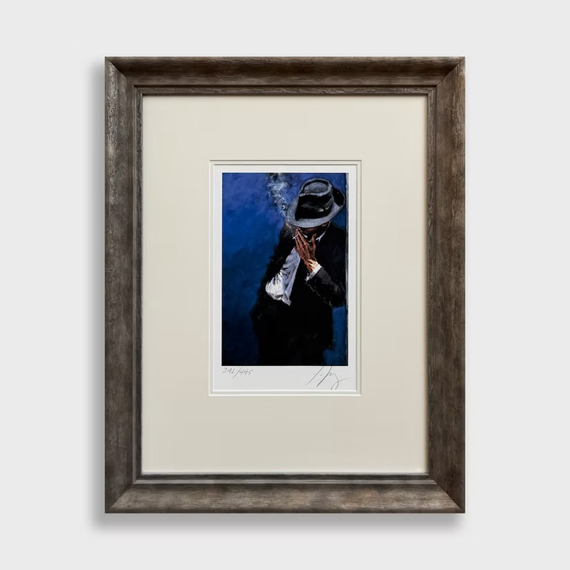 The shadow, the smoke, the slouch of the hat — @fabianperezartist.official has a way of making a single figure feel like the whole story.
To do this one justice, we paired it with a weathered grey moulding that picks up the cool tones in the background, then added a double cream mount with a subtle v-groove to give the print space to breathe and a touch of gallery polish. Small choices, big difference. 🎩
Come in and see what we can do for yours.
📍 Norwich | Free parking | Open 7 days
☎️ 01603 622282
#norwichframingcentre #bespokeframing #norwich #norfolk #fabianperez