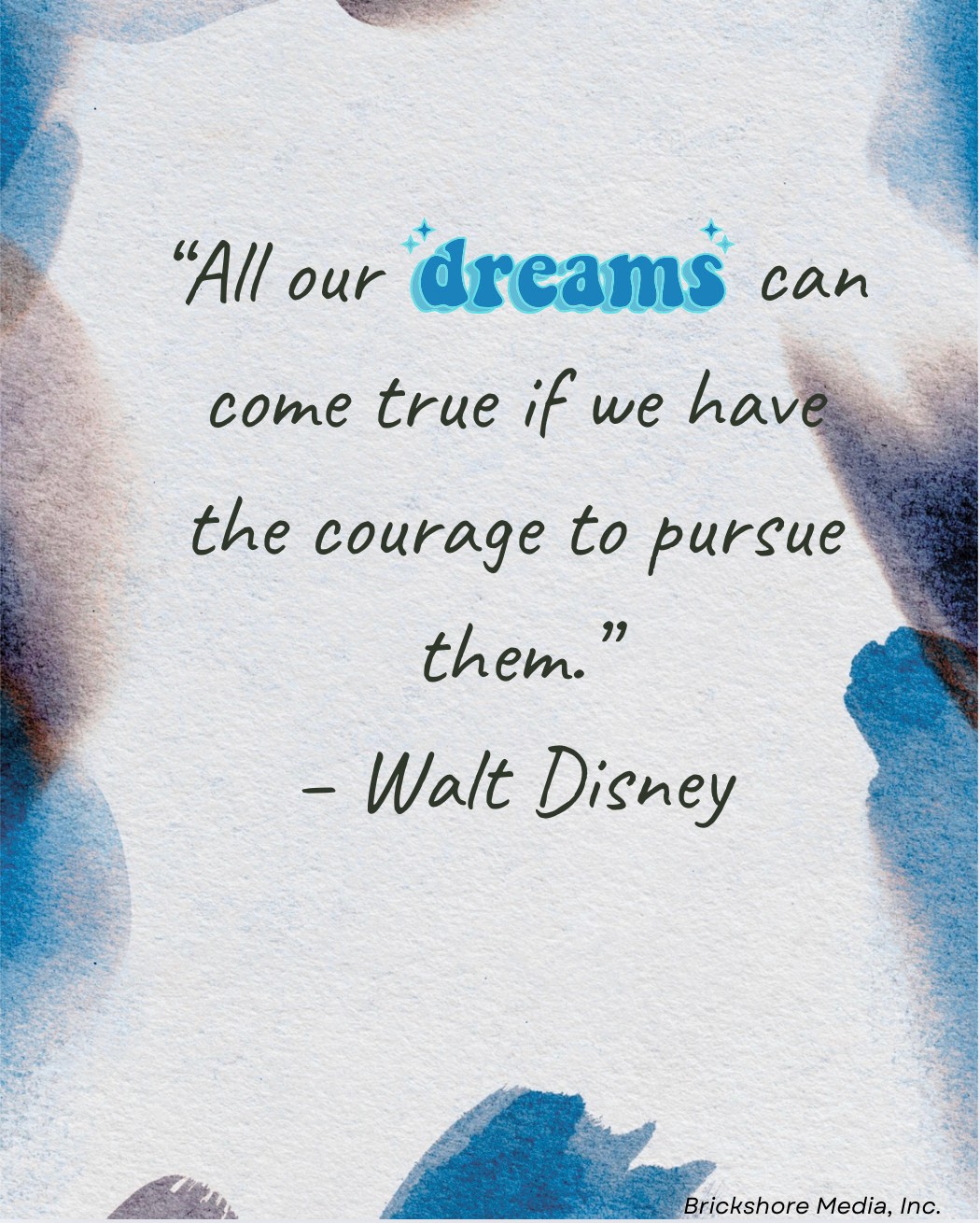 Your dream is valid. Your courage is the key. Keep going - it's all within reach. 🌟
...
#CourageToPursue #WaltDisney #MakeItHappen #PRGoals