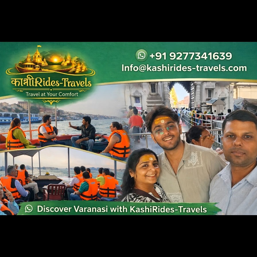 ⨠Experience the Soul of Varanasi with KashiRides-Travels āØ
From serene boat rides on the Ganges š to divine temple visits š ā every moment in Kashi is unforgettable. Let us make your journey smooth, comfortable, and truly magical.
š Local Sightseeing in the City
š¤ Safe & guided boat rides
š Visit sacred temples with ease
š In-city & Outstation Taxi Services
š¼ Travel at your comfort
š Book your Varanasi experience today!
š CONTACT: +91 9277341639
š§ EMAIL: Info@KashiRides-Travels.com
š KashiRides-Travels ā Travel at Your Comfort
#Kashi #Varanasi #LocalSightseeing #TaxiService #OutstationTravel #GangaAarti #TravelIndia #IncredibleIndia #KashiRidesTravels