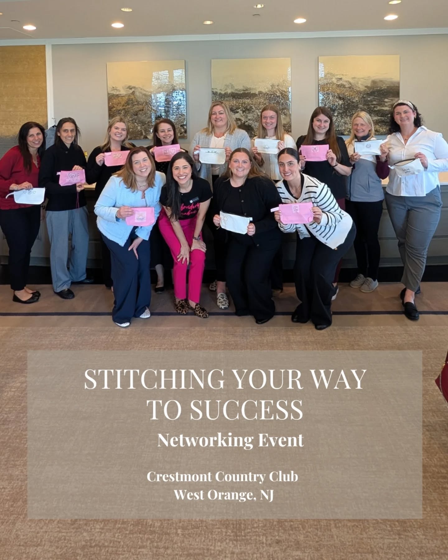 High-achieving women. Burned out from the same "networking event" format. 🧵
So today…we changed it.
Instead of small talk and business cards, women in country club hospitality sat down and embroidered their own custom pouches.
No pressure. No awkward icebreakers. Just something to do with your hands…while real conversations actually happened.
They left with:
✨ Something they made
✨ New connections that didn't feel forced
✨ A full creative reset — during a work event
This is what corporate events should feel like.
If your team is still doing the same event as last year...we should talk.
💌 michelle@embroiderybabes.com