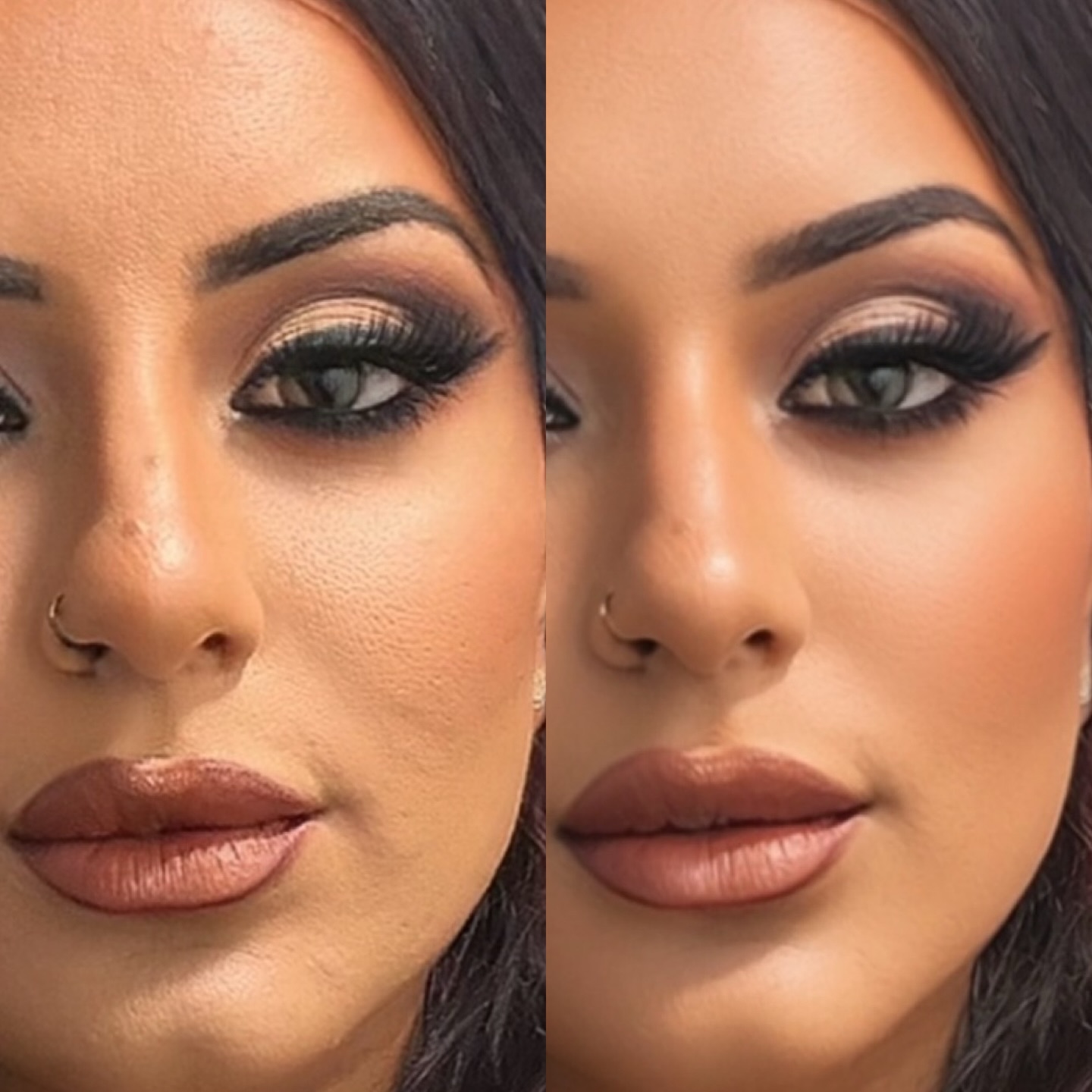 REAL SKIN vs REEL SKIN ✨
Let’s stop chasing a lie.
Perfect, poreless, glass skin is NOT reality especially in our environment.
90% of us have texture.
Pores. Pigmentation. Acne scars. Lines.
That’s not a flaw… that’s SKIN.
And let’s be clear makeup artists are NOT plastic surgeons.
Also remember, makeup always looks different on camera.
Lighting, angles, and pixels smooth things out, and yes, editing happens on social media. But even the biggest celebrities have texture in real life.
Makeup does NOT change your skin.
It doesn’t erase texture. It doesn’t heal acne.
Makeup is ART. It enhances with color, not filters your reality.
Let’s normalize REAL skin ❤️
Flawless makeup starts with healthy skin… and skincare starts with YOU.
#realskin #makeup #faceboutiqueartistry