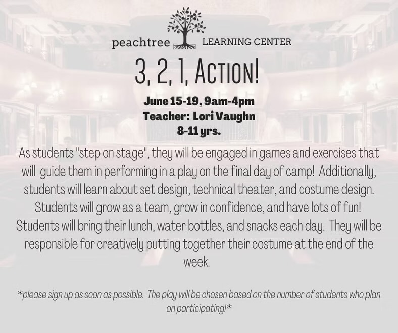 Mid-June camps include **2 in SPARTA and also a full-day, 5-day Drama camp!! Check out these + several more! Fun + Learning = Summer Success!