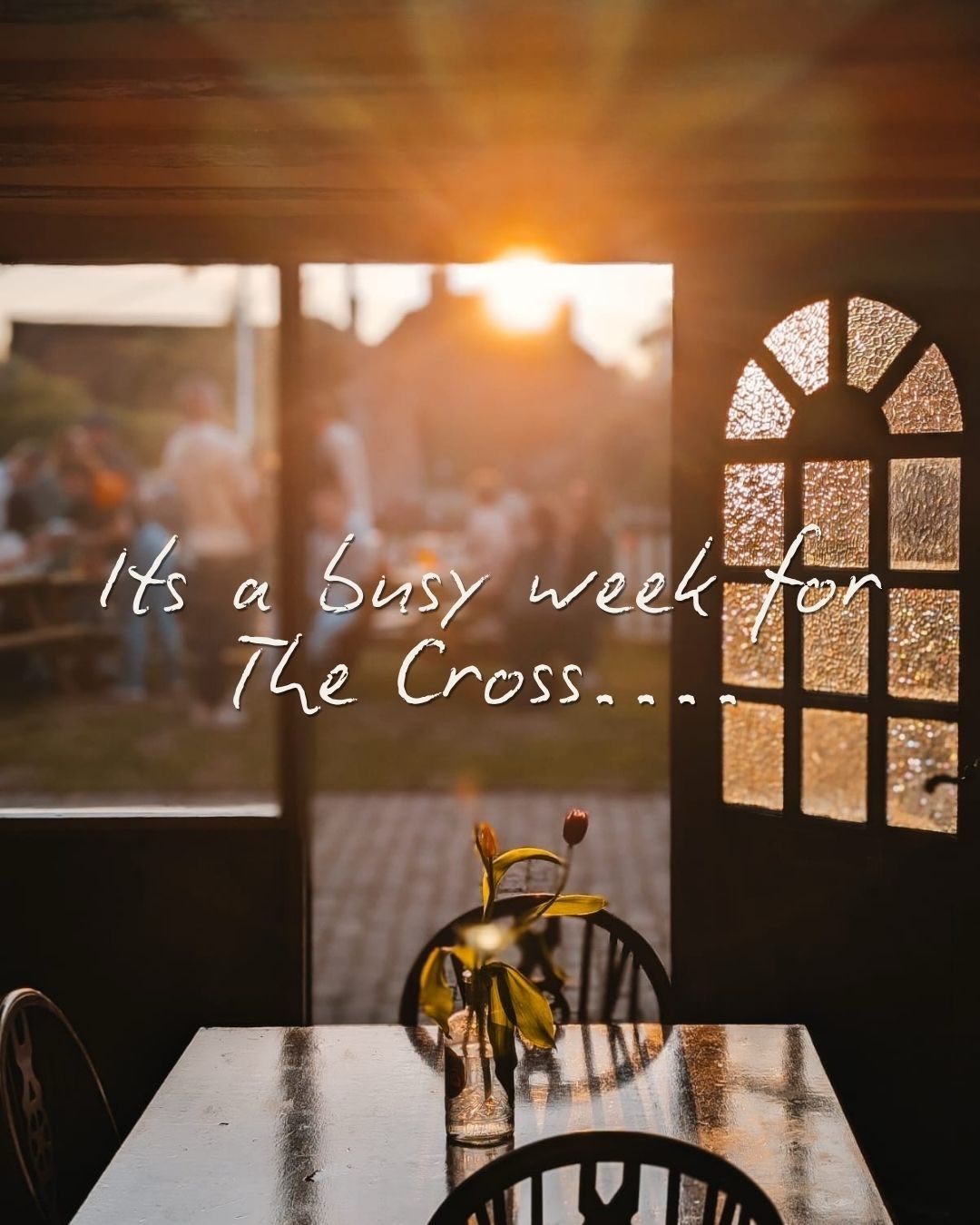 Meet you at The Cross 🥂