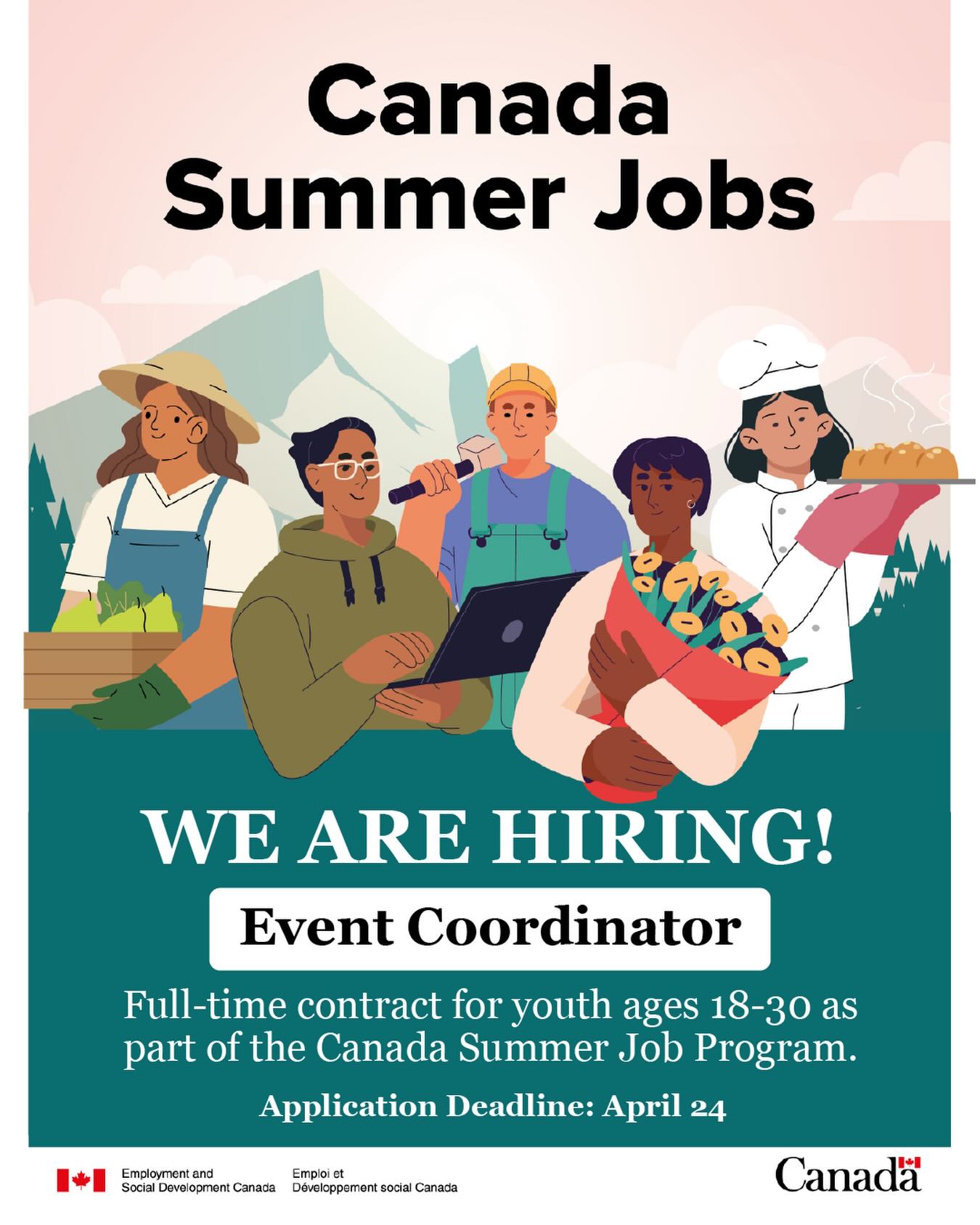 ✨ Looking for a summer job in events?
We’re hiring an Event Coordinator through the Canada Summer Jobs Program! 🎉
⏰ 30 hours/week from May 5-June 30, 2026
💰 $18/hour + gratuities
Gain hands-on experience, work exciting events, and be part of a great team this summer!
*Must be between 18-30 years old with a valid Smart Serve Certificate.
👉 Head to our website for full details & how to apply.
📩 Send your resume to bookings@icckingston.com
⏳ Apply by April 24
#KingstonJobs #SummerJobs #EventCoordinator #CanadaSummerJobs #NowHiring