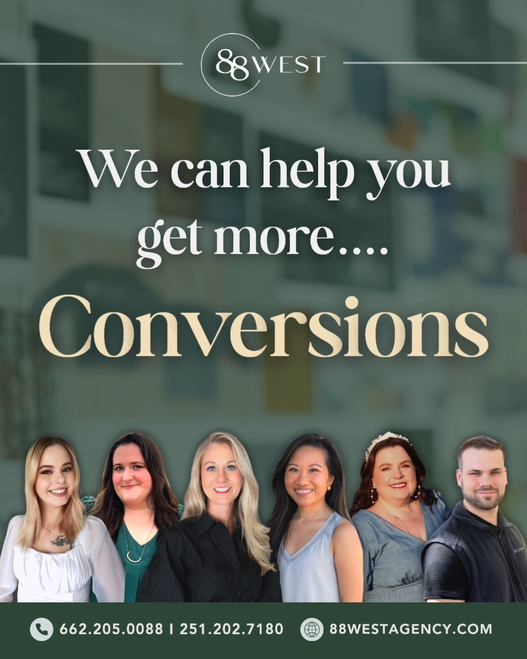 At 88 West, we recognize that each client has unique challenges and goals. Let us be your one-stop shop for all of your marketing needs, whether it is your website, social media, email marketing, or brand design. We can get you the results you are looking for! ✨
Call us for a free consultation.
-
📞 662.205.0088 | 251.202.7180
💻 88westagency.com
-
#88West #88WestAgency #NorthMS #ALGulfCoast #MSGulfCoast #TupeloMS #GulfShoresAL #HuntsvilleAL #MarketingAgency #DigitalMarketing #WebDesign #SocialMediaMarketing #EmailMarketing #NewsletterMarketing #BrandDesign