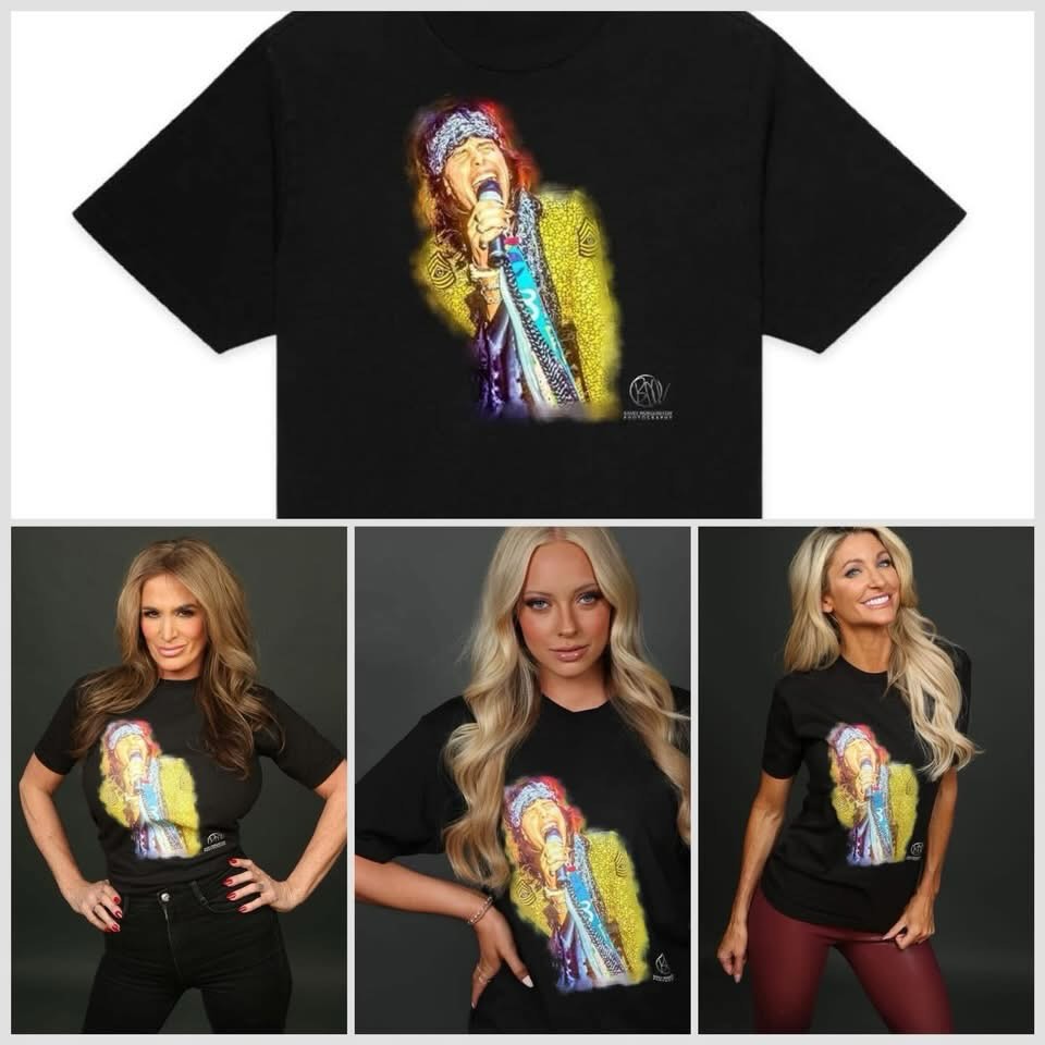ATTN: Aerosmith fans!
Own a Steven Tyler T shirt from Barry Morgenstein’s Classic Rock and Roll T shirt collection.
Photo taken by Barry Morgenstein at MSG in NYC
Order your shirts here:
https://www.barrymorgenstein.com/classic-rock-and-roll-photography-collection-merchandise-store
$45.00 plus shipping