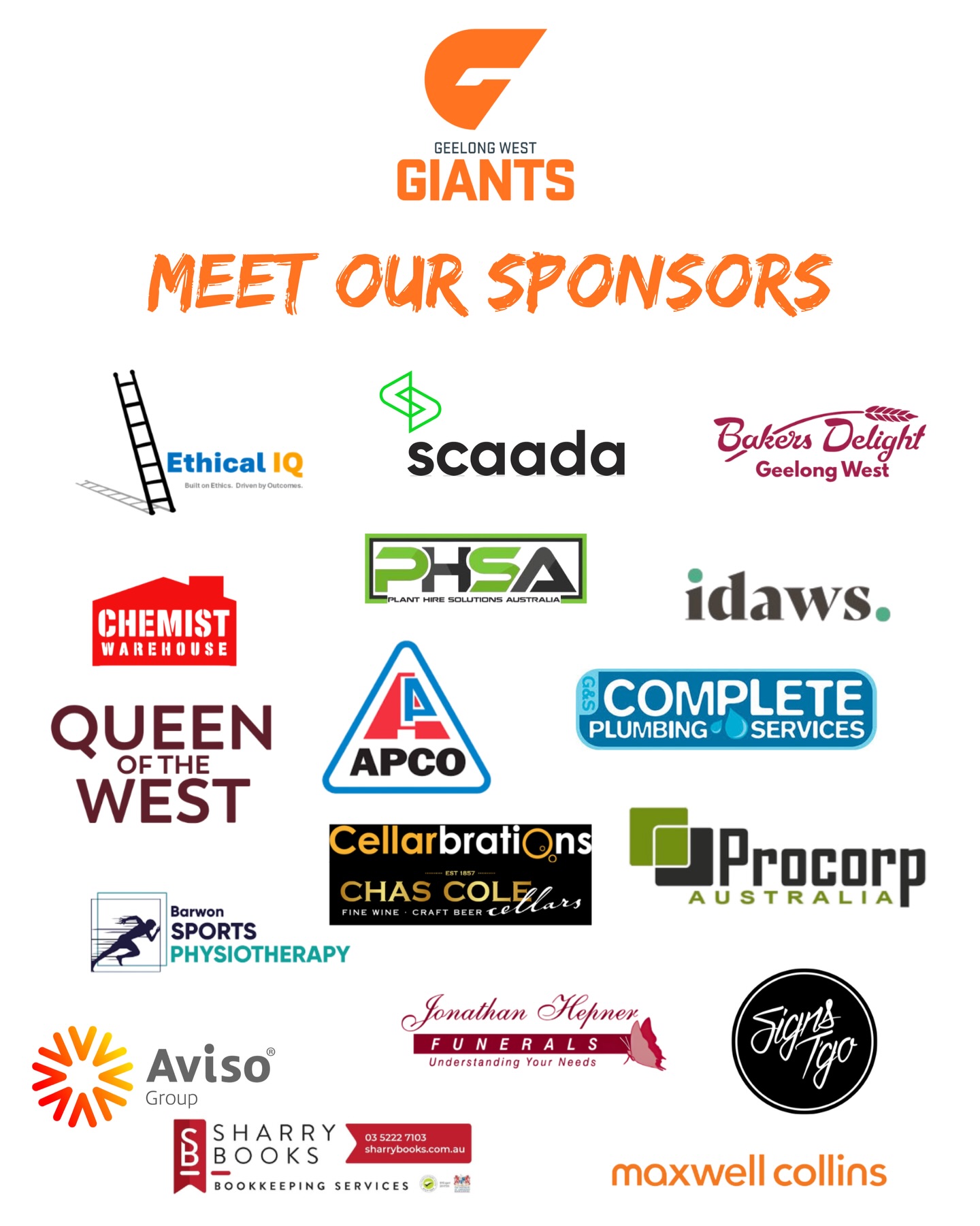 Our 2026 season is where football, netball, and community come together.
To our incredible Geelong West Giants sponsors — thank you. Truly. We couldn’t do this without you.
Your support allows our players to take the field, our programs to grow, and our club to continue building something special both on and off the ground.
We are proud to stand beside you and will support your businesses wherever we can. These partnerships mean everything to us, and we look forward to continuing them for many years to come.
From all of us at the Giants… thank you for backing us in 2026.
If you’re keen to get on board, please head to our website.
https://www.geelongwestgiants.com.au/sponsorship-application
#GeelongWestGiants #StrongerTogether #CommunityClub #theresabigbigsoundfromthewestofthetown