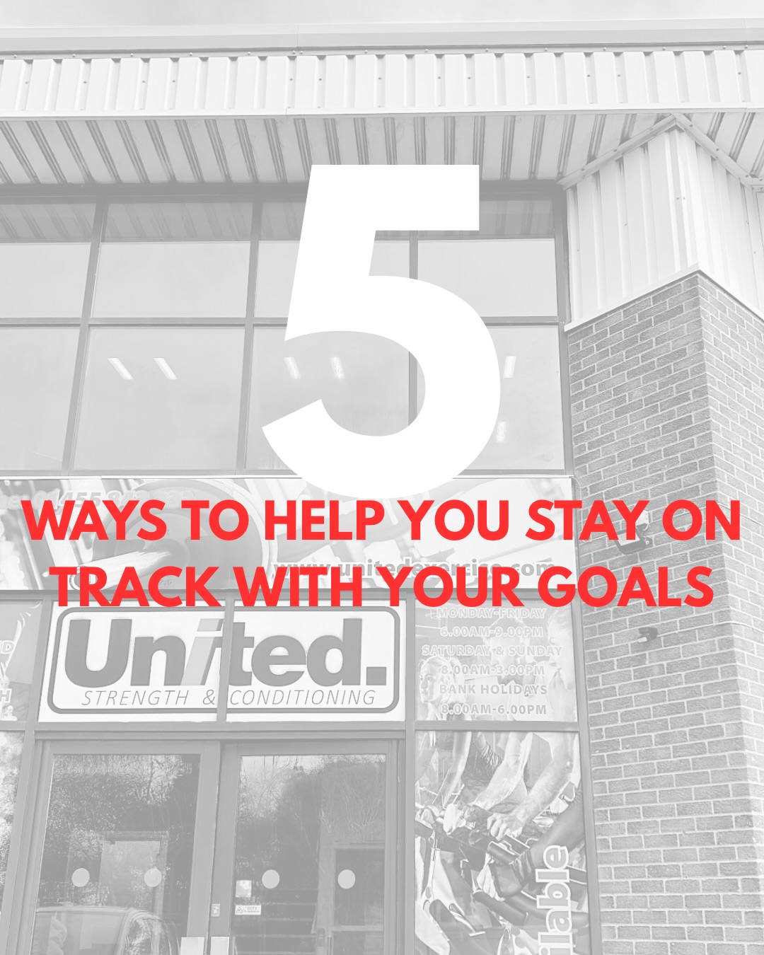 5 Ways To Smash Your Goals 👉
#unitedgym #gymmotivation