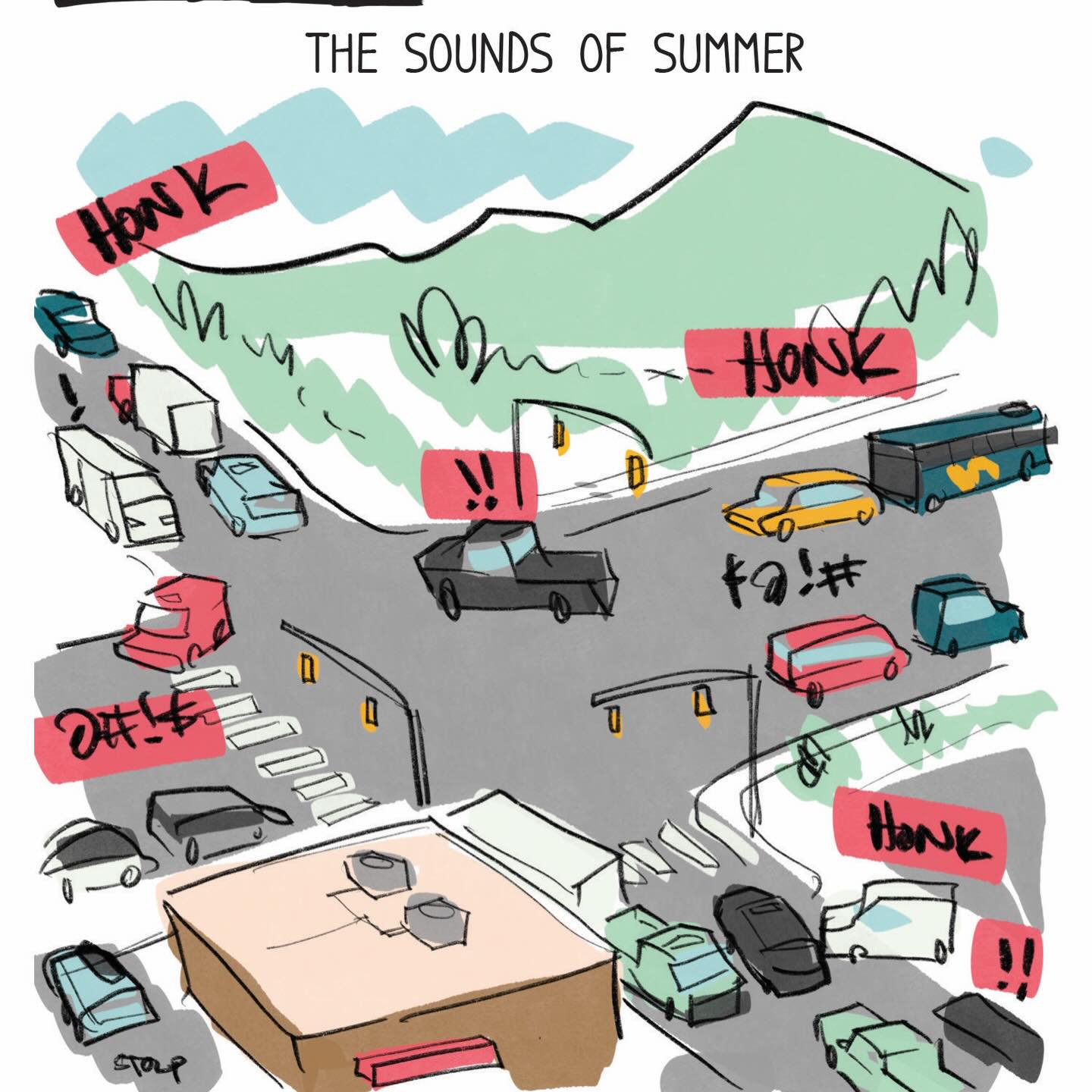 Snow tires off, horns on. Can you hear it?
#summer #touristseason #roadrage #jacksonhole #benice