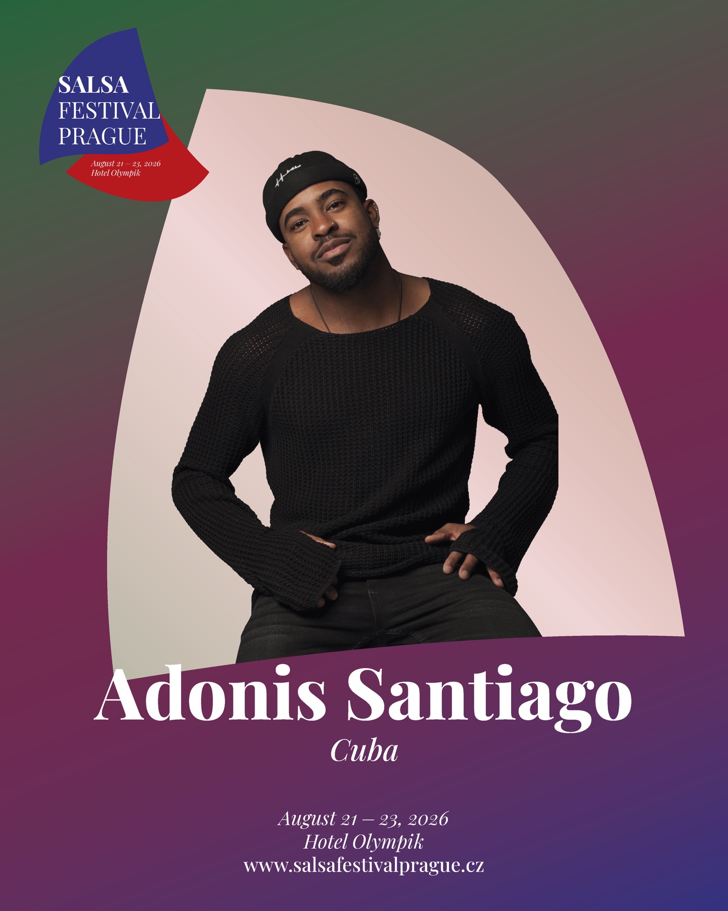 Meet @adonis_santiago_official (Cuba), one of the confirmed instructors at Salsa Festival Czech Republic 2026 — and for the very first time in Prague.
With more than 20 years of experience and over a decade teaching internationally, Adonis has developed his own highly effective teaching method, combining precision, structure and deep musical understanding.
A graduate of the National School of Arts in Havana, professional dancer, choreographer and founder of ArtWay Cuban Styles Academy, he represents authentic Cuban style at the highest level.
At the festival, Adonis will be teaching Timba Cubana, focusing on musicality, expression and real social dance application.
In addition, he will lead an exclusive masterclass, designed for dancers who want to go deeper into technique, details and advanced concepts.
His classes are ideal for anyone looking for clarity, strong foundations and a true connection to Cuban dance.
#salsafestivalczechrepublic #adonissantiago #timbacubana #salsaprague #prague2026