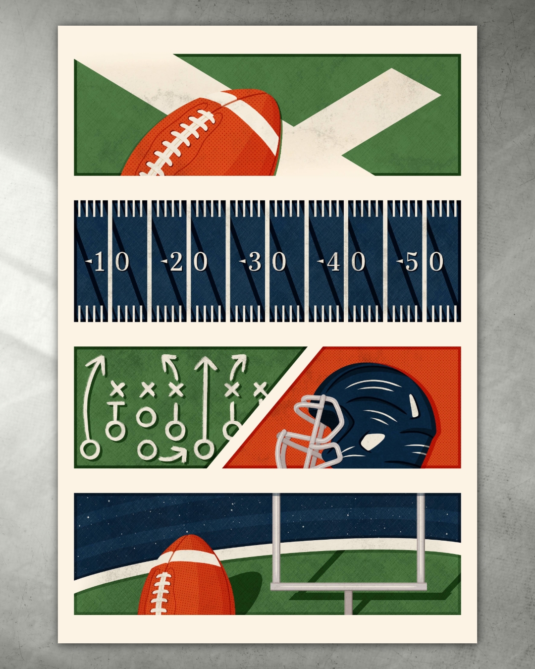 Recently, I worked on a few sport-themed illustrations for wall art.
Available for licensing at @advocateart01
#wallart #artlicensing #posterdesing