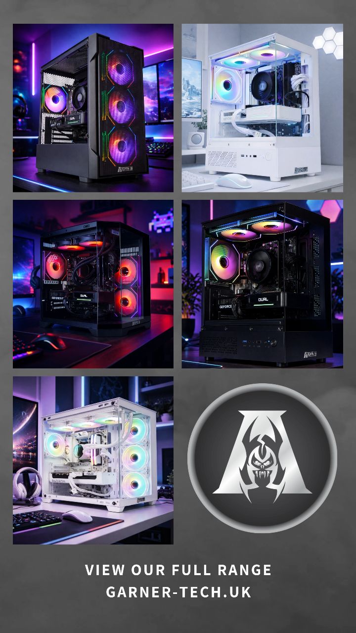 Expertly built. Stress-tested. Ready to game. 🎮
We take the guesswork out of buying a gaming PC. Every ArchonPC arrives at your door ready to plug in and play, backed by a 3-year warranty and an excellent Trustpilot rating. ⭐⭐⭐⭐⭐
Level up your gaming experience today.
📍 Shop the range: Garner-Tech.uk
#ArchonPC #GamingPC #CustomPC #PCMasterRace #GamingSetup