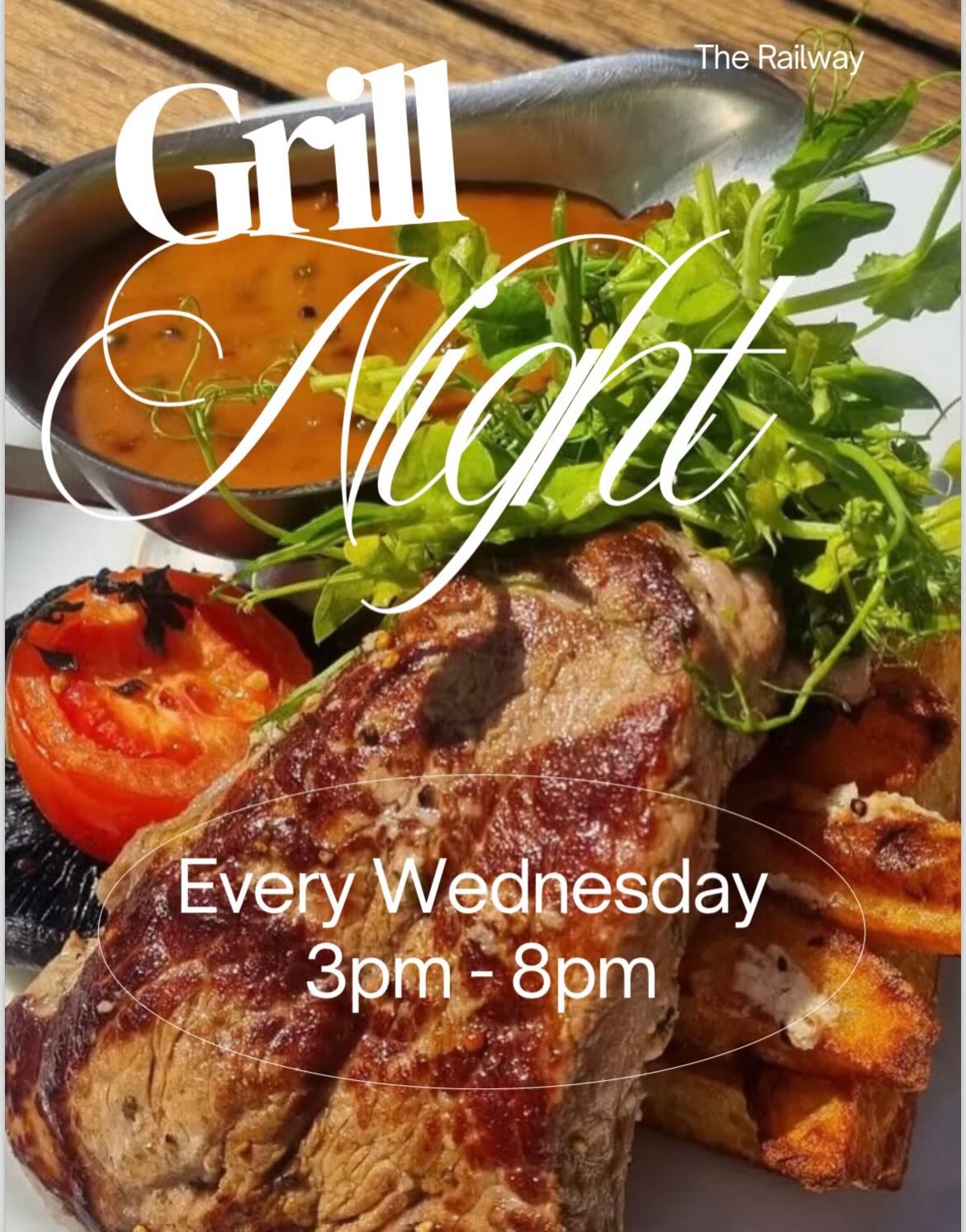 Fire up your appetite and join us for Grill Night🥩🔥
Cold pints, hot grills, and even hotter company — what more could you ask for?
📍 Tonight
⏰ From 3PM till 8PM
#GrillNight #PubVibes #GoodTimes