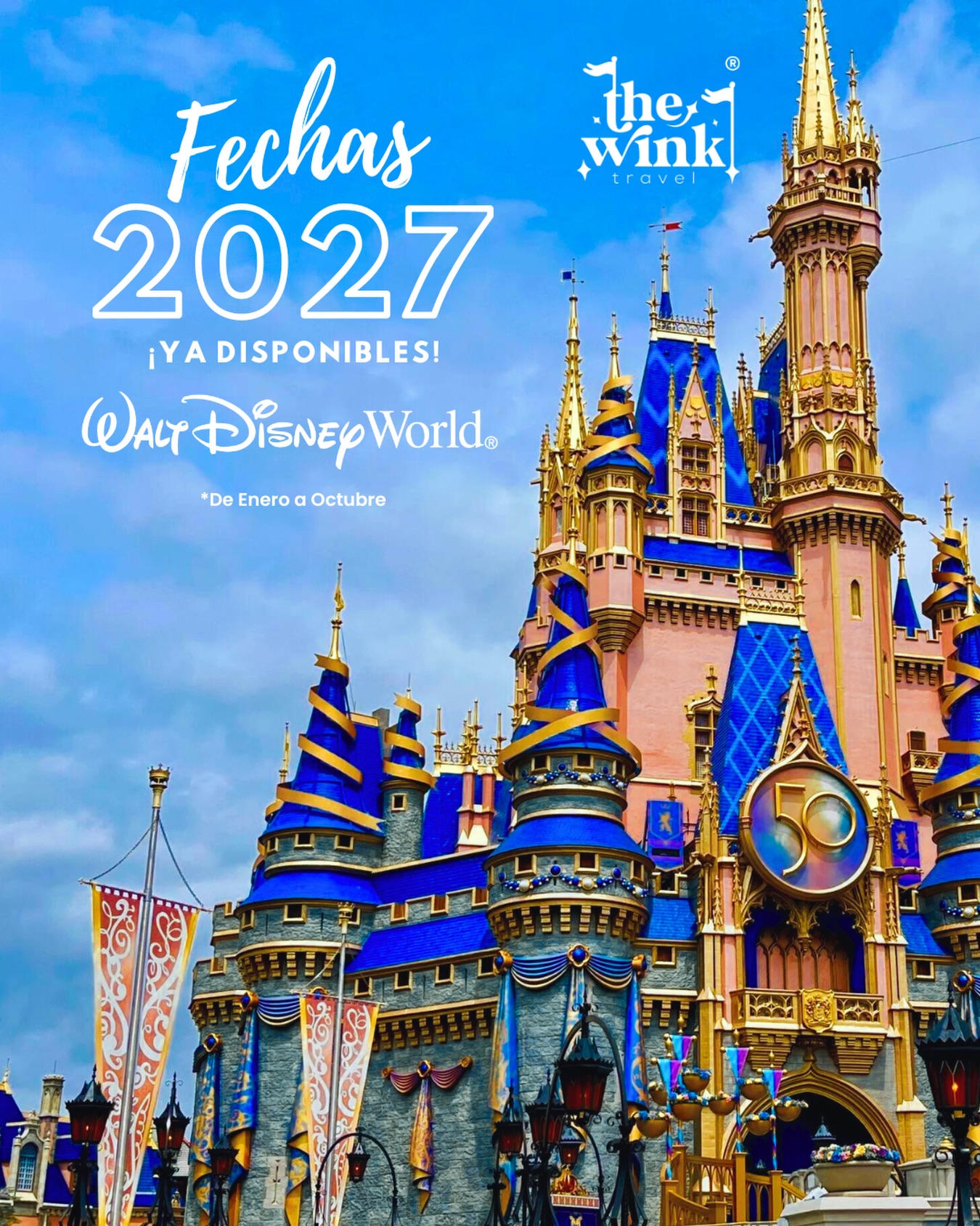 🚨 ATENCIÓN VIAJEROS INTERESADOS EN DISNEY WORLD 2027 🚨
Disney acaba de abrir reservas para Walt Disney World 2027… sí, ya puedes apartar tu viaje hasta Octubre 2027 👀✨
Y ojo con esto porque viene cambio importante:
🍽️ Los Dining Plans se renuevan
👉 Ahora habrá 3 opciones distintas a partir de enero 2027
Únete a nuestros canales de difusión en Instagram y Whatsapl para entérarte de los nuevos cambios para 2027 en Disney World.
Si estabas pensando en 2027, este es el momento perfecto para:
✔️ Apartar con tiempo
✔️ Congelar precio
✔️ Elegir mejor hotel y fechas
Esto apenas va empezando, pero los mejores lugares se van rápido 👀
Si quieres que te ayude a armar tu viaje 2027 desde ya, mándame mensajito o solicita tu cotización aquí:
✨ form.thewinktravel.com/precotizacion