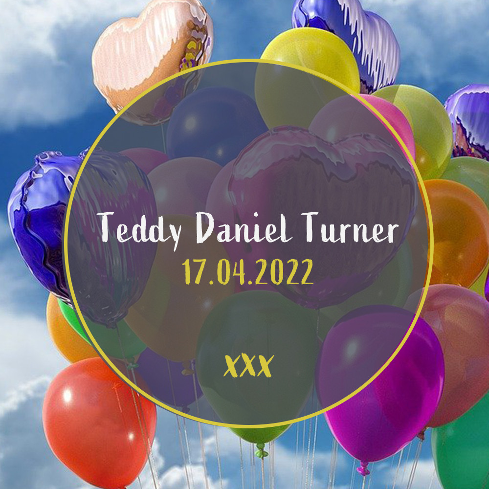 Happy 4th Birthday Teddy 🎉🎈🎁 enjoy your celebrations in the clouds. Thinking of your family today xxx #alwaysloved ❤️
