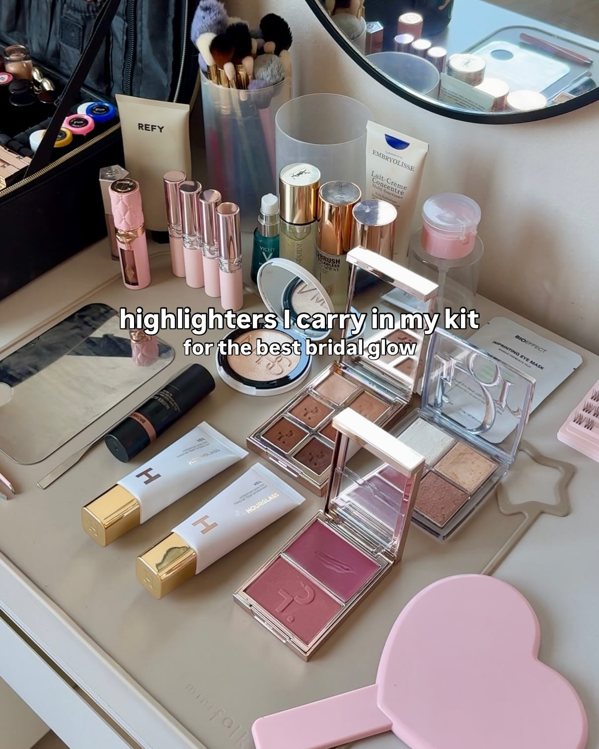 4 gorgeous liquid highlighters that add that extra wow moment to any bridal look ✨
Have you tried any of them or got your eye on one?
My most used at the moment is Pillow Talk - such a lovely pearlescent pink!
#makeupartistkit #glowymakeup #promuakit
Makeup artist kit tour
Bridal glow makeup artist London Hertfordshire
What’s in my pro MUA kit
Makeup artist must haves