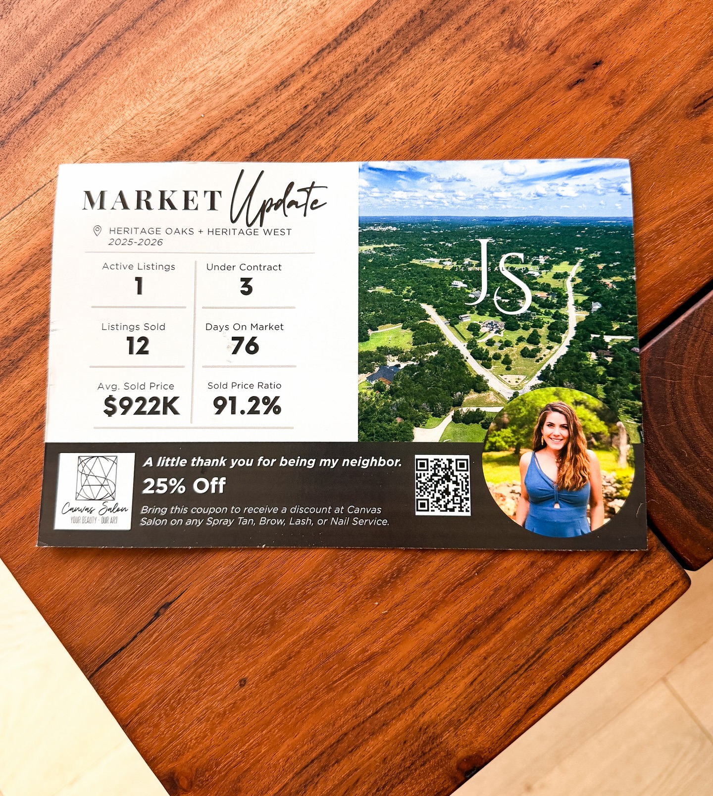 Heritage Oaks, this one’s for YOU 💌🏡
I just dropped something special in your mailbox, a little gift from me at my favorite local Dripping Springs salon @canvassalonds 💇♀️✨
Because you deserve to be pampered AND informed 😍
You’ll find your annual 2025 & 2026 local market stats so you always know what’s happening in YOUR neighborhood, straight from your neighbor who just happens to sell real estate 🙋🏻♀️
Go check your mail! 📬
💬 Tag a neighbor who needs a salon day AND a market update! 👇
#HeritageOaks #DrippingSprings #DrippingSpringsRealEstate #JennSalladay #drippingspringselite