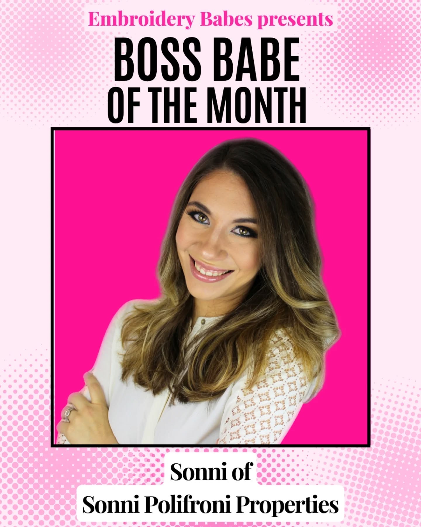 Boss babe energy, right here in Bergen County 🧵✨
Meet @movewithsonni of Sonni Polifroni Properties the definition of turning passion into purpose.
Real estate was always in her DNA…raised by a designer mom with vision and a dad who brought it to life, Sonni grew up surrounded by transformation. After studying marketing at Fashion Institute of Technology and working in TV + media, she followed that pull and made it official in 2016 becoming licensed in NJ + NY (and quickly adding staging certification to her toolkit 👏).
Now? She’s helping young families and first time buyers find their place in Bergen County…while building a business that lets her show up as a present, hands on mom. That balance? That’s the dream.
Catch Sonni at our morning embroidery workshop next Wednesday 4/29 at @toastiridgewood.
Come for the stitching, stay for the conversations with women like this 🤍
🎟️ 4 spots left
🔗 embroiderybabes.com
#BergenCountyNJ #BossBabe #WomenInBusiness #NJRealtor #embroiderybabes