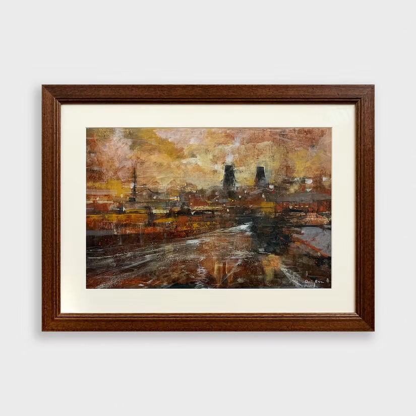 Two @davidbezartist originals, framed to match.
Brooding, textured, full of character — David’s work demanded a frame that could hold its own. Warm walnut, clean cream mount, made to measure. Exactly the kind of job we love.
Got artwork that deserves better than a shelf? Come and see us.
📍 Norwich | Free parking | Open 7 days
#norwichframingcentre #bespokeframing #norwich #pictureframing #davidbez originalart norfolk artframing customframing