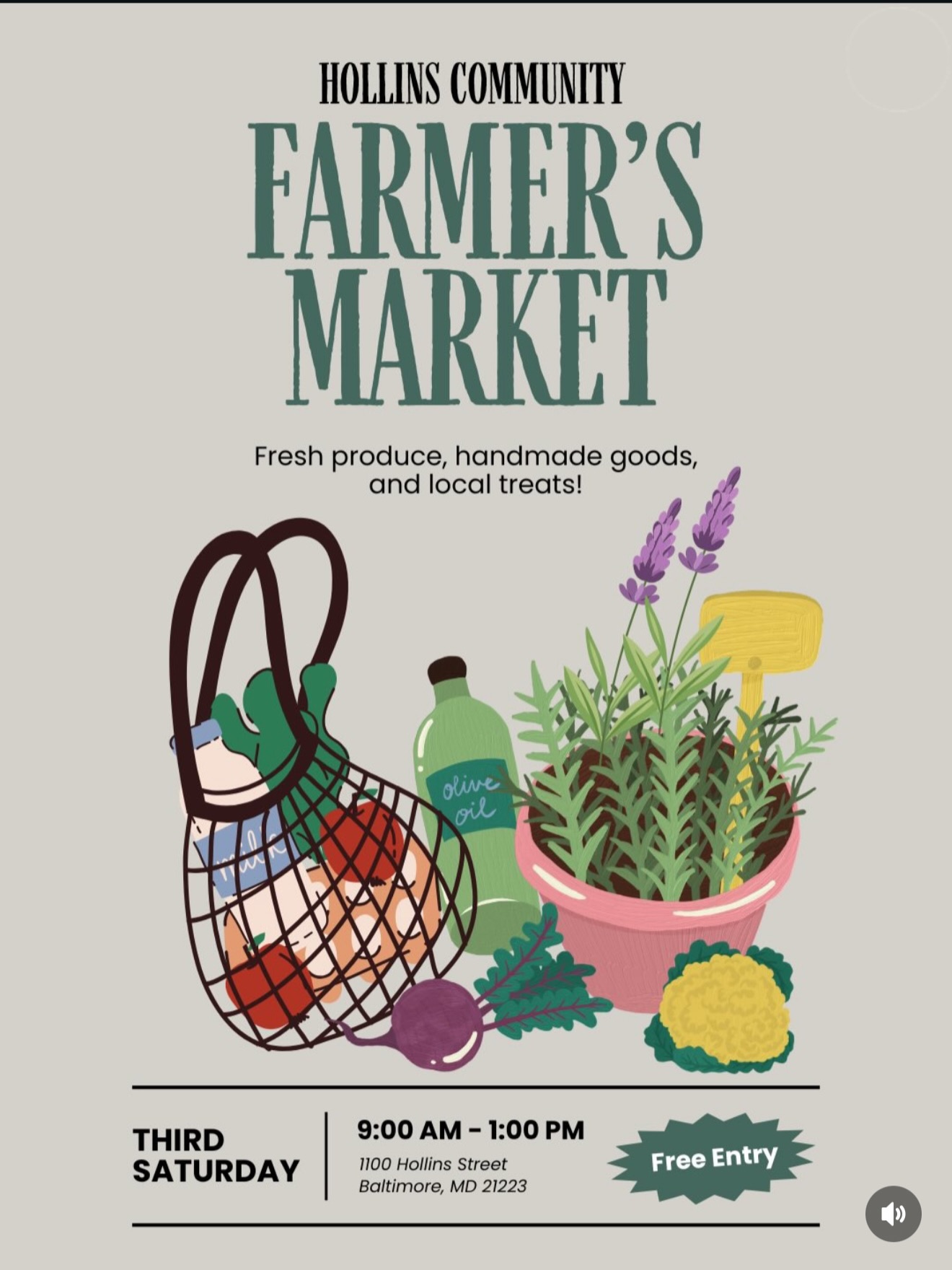 One of our favorite seasons is BACK… farmers market season 🌿✨
We love being outside, popping up, vending, and bringing Sacred House wellness straight to the community 🧡
And we’re extra excited because a brand new farmers market is launching right in our neighborhood: Hollins Market!
🗓 Kicking off this weekend
⏰ 9AM – 1PM
We’ll be out there with:
🍵 teas
🍯 raw honey
🌿 + all types of wellness goodies
AND we’re taking it a step further…
✨ We’ll be leading a FREE yoga + sound activation in place of our 10:30AM community class led by our @maisonxbunni
Same intention, just outside with the people.
Come shop, move, vibe, and connect with us.
Pull up and spend your morning with Sacred House 🧡