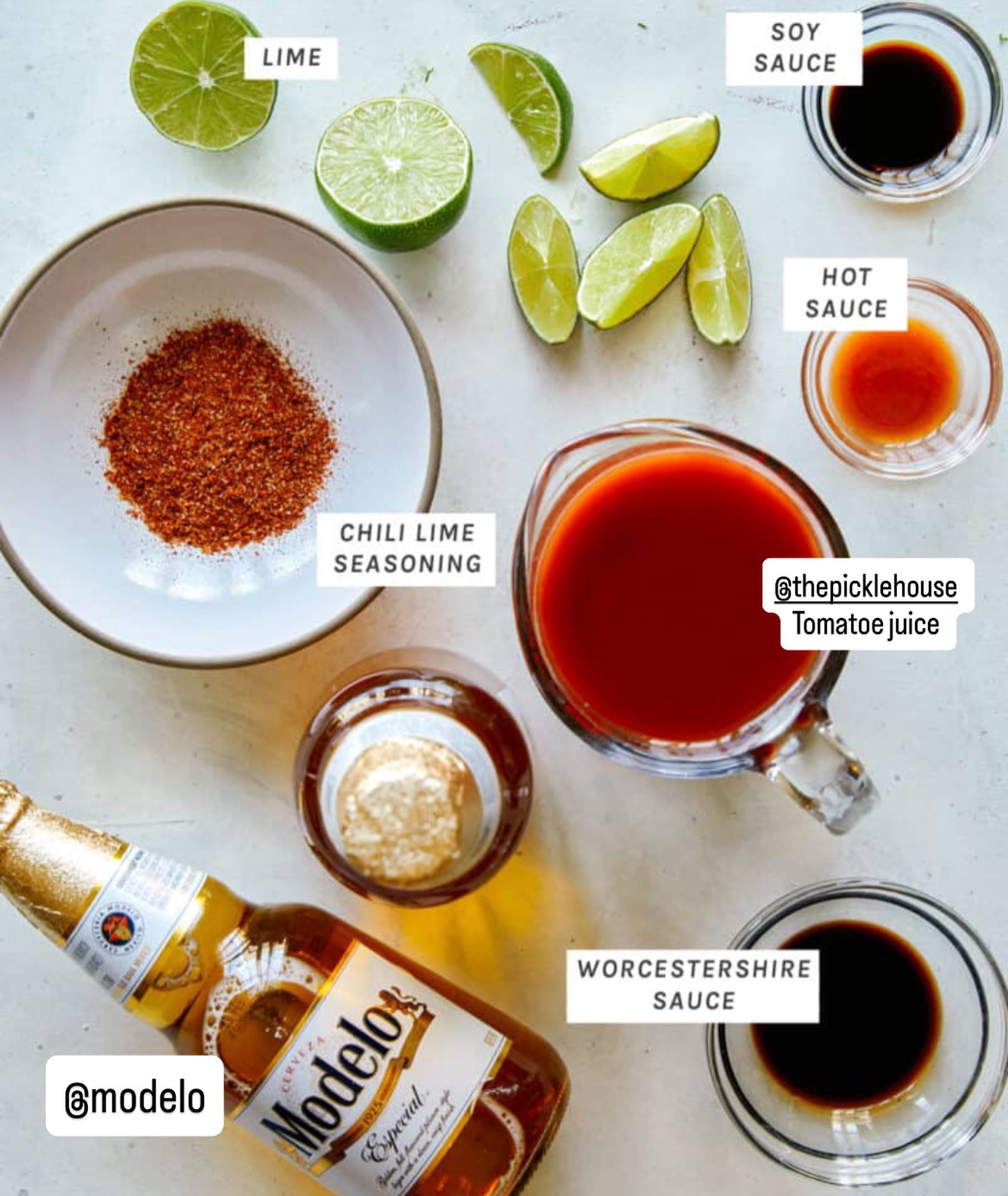 Feeing hungover this Monday?
Check out the michelada (recipe below)
240ml chilled tomato juice we use @thepicklehouse
20ml fresh lime juice
2 tsp Worcestershire sauce
4 tsp Cool Chile Habanero Hot Sauce
1 tsp of Soy sauce
Beer - Mexican lager or lager of your choice. We use @modelousa
Ice
To Garnish
@tajinuk Chile Salt Rim
lime wedges or wheels to serve