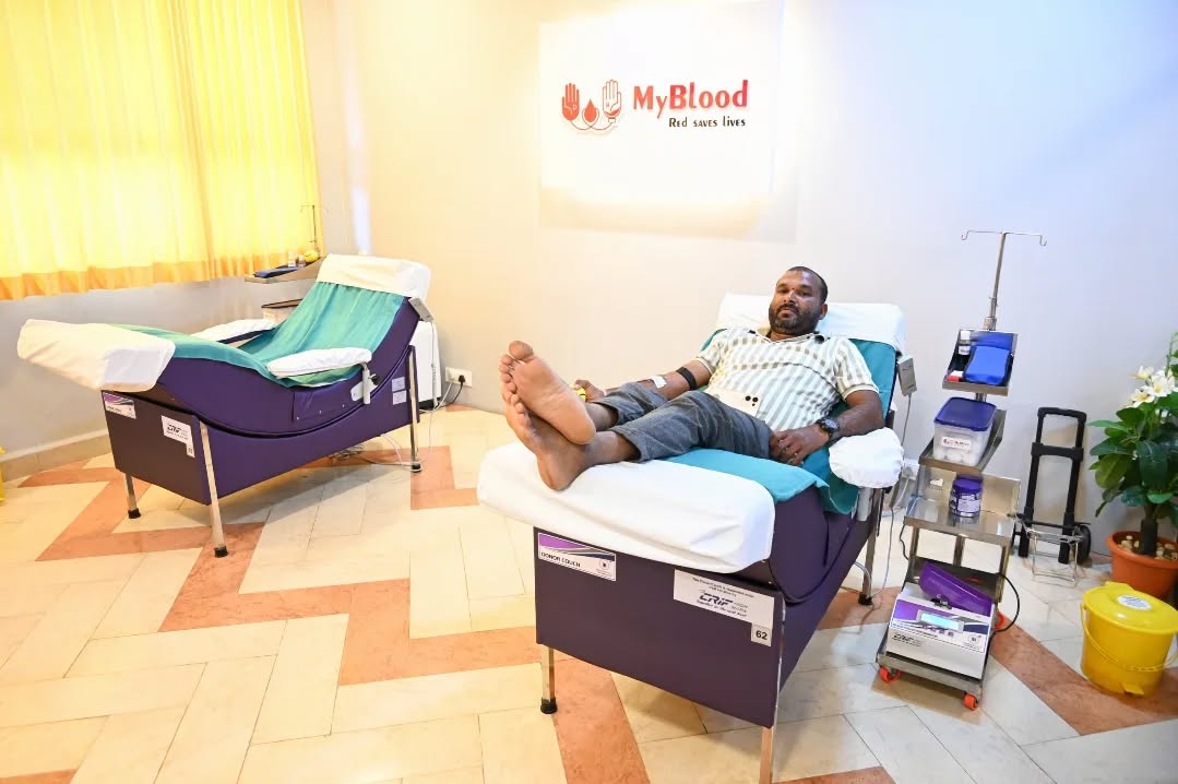 We extend our sincere appreciation to Somappa Sangamnavar for generously donating blood at MyBlood Charitable Blood Bank and standing in support of this vital initiative. His selfless act contributes significantly to saving lives and serves as an inspiring example of compassion and willingness to help those in need.
.
.
.
#maheshfoundation #mybloodcharitable #givebloodsavelives #lnitiative #belagavi