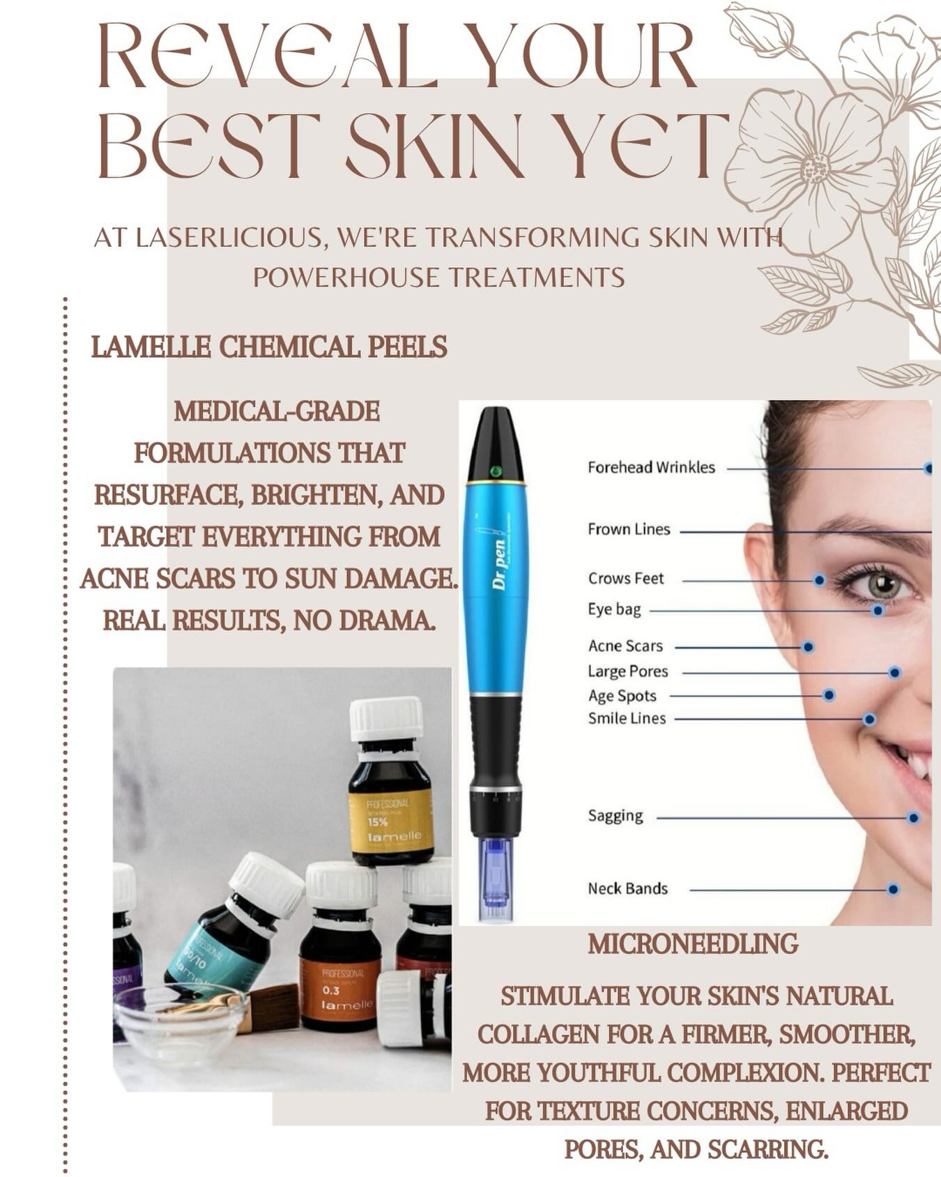 Whether you’re tackling a specific concern or simply craving that lit-from-within glow, we’ll customise a treatment plan just for you✨.
Book your Free Consultation today and let your skin do the talking.
📞Contact Laserlicious: 011 467 9171
📲WhatsApp: 083 490 9524
www.laserlicious.co.za
