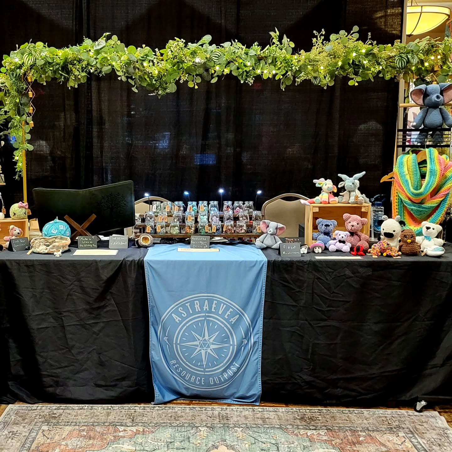 Last day for @greatplainsgamefest! Come stop by for quests and trinkets or to adopt a familiar! See you soon adventurers!