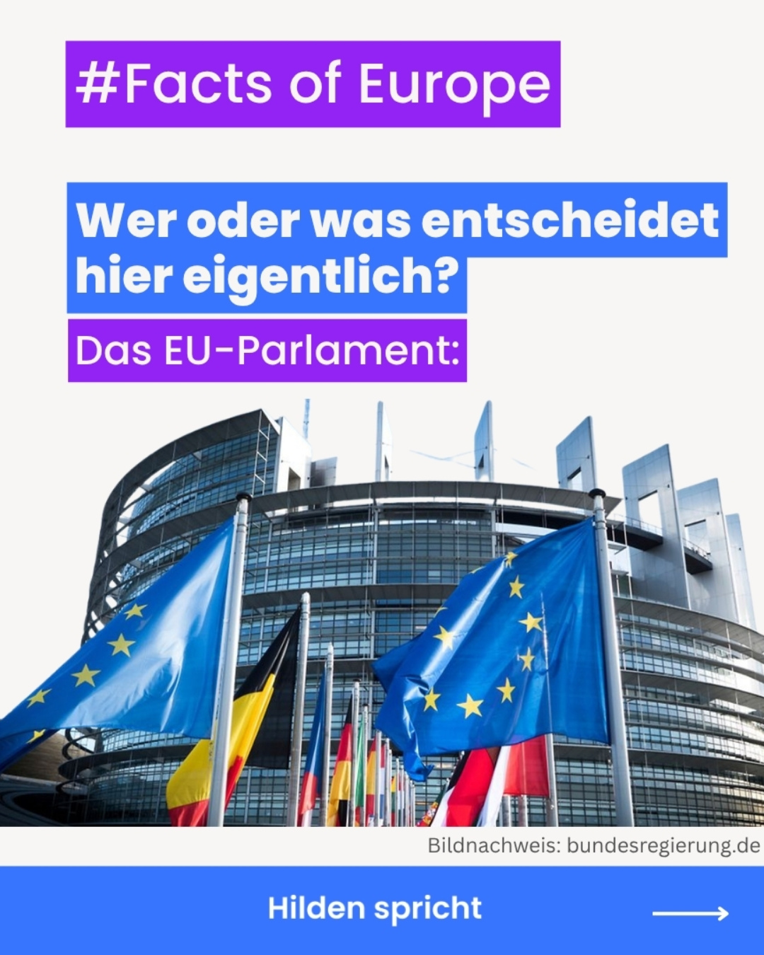 🇪🇺 720 Leute, 27 Länder, 1 Ziel
Wer blickt eigentlich beim EU-Parlament durch? Wir geben dir den schnellen Überblick. 👇
“Hilden spricht: Europa to go“ wird von der Landesinitiative Europa-Schecks des Ministers für Bundes- und Europaangelegenheiten, Internationales sowie Medien und Chef der Staatskanzlei des Landes Nordrhein-Westfalen unterstützt. Im Auftrag der Europaunion Haan und in Kooperation mit der VHS Hilden-Haan.
#hildenspricht #europascheck #demokratieerleben #politikzumanfassen #bürgerdialog #mitreden #hilden #europa