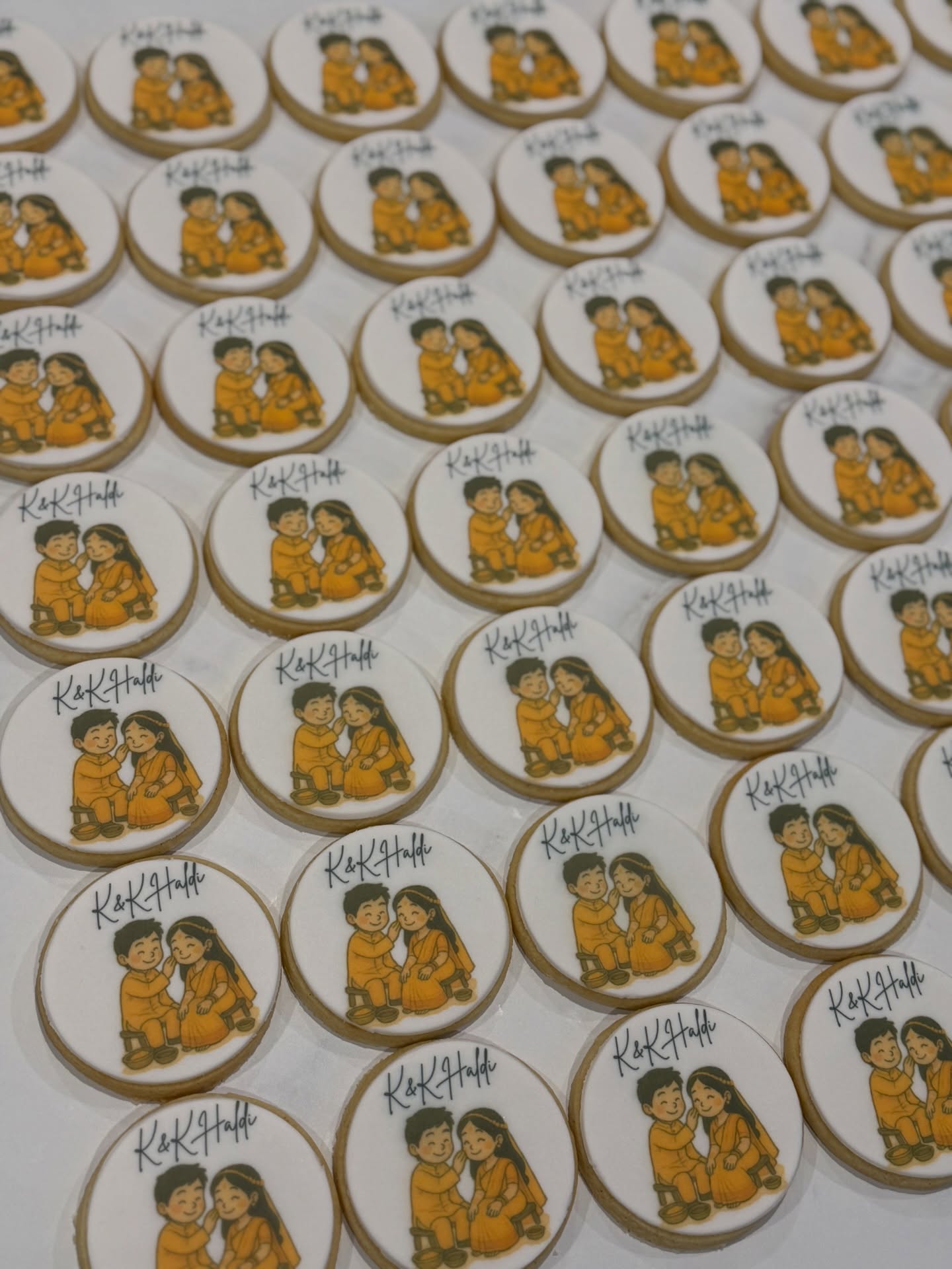 Had the absolute pleasure of making this order for K&K’s Haldi. Printed right here with my Eddie printer