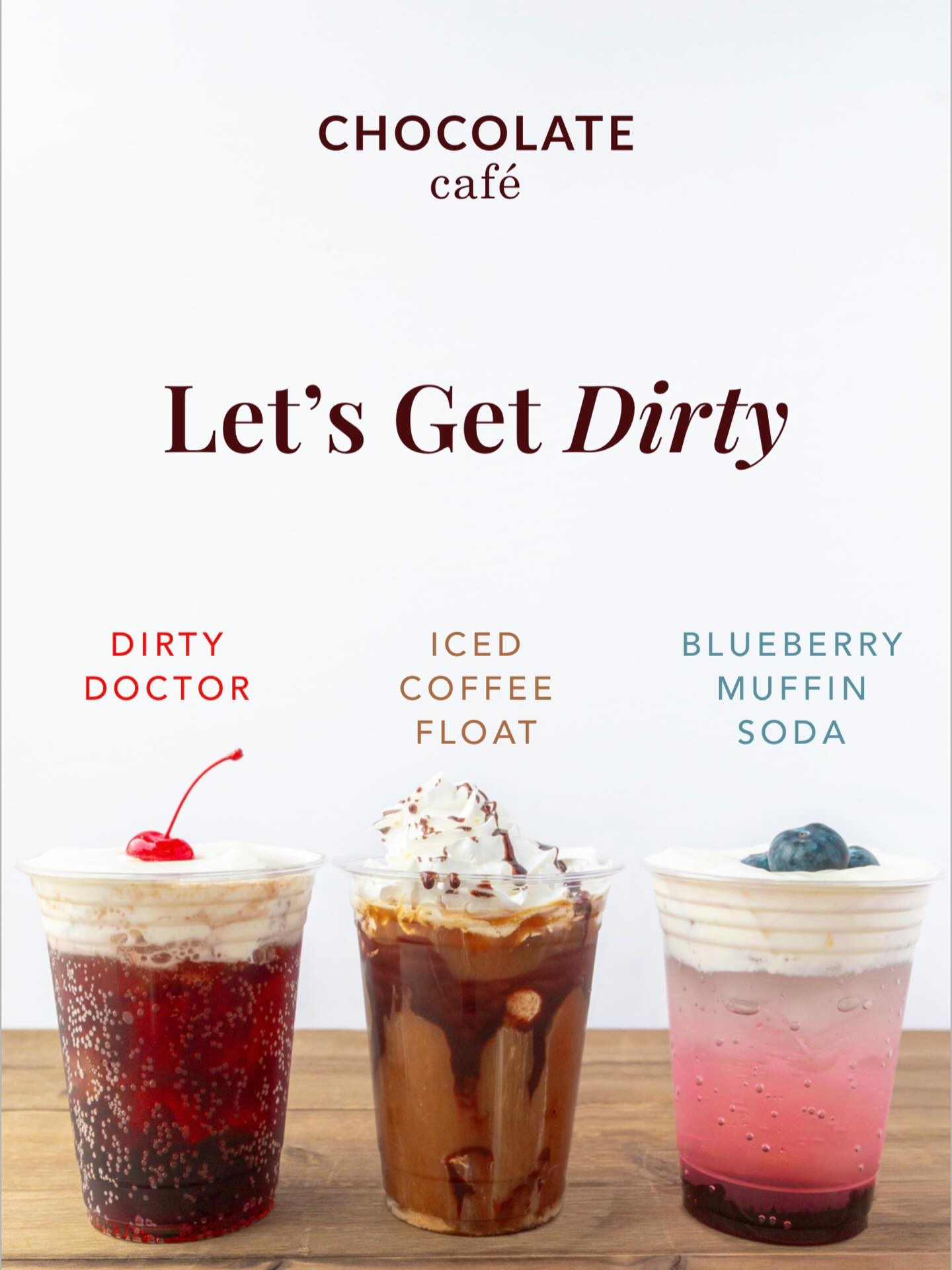 It’s time for a new vibe! We’ve got some tasty dirty drinks this spring! #dirtydrinks #springhassprung #allnew #chocolatecafe #localbusiness