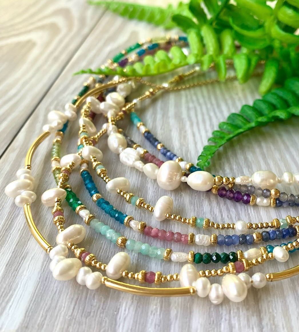 Introducing our Spring Brocante Exhibitors 🌿
@dillydallyjewellery
Pretty contemporary jewellery handmade by Jen @dillydallyjewellery using semi precious stones 🌿
Working from her Rutland studio, Jen has created a range of stylish pretty pieces for everyday wear and has recently set up a pop up store with friends @littlecollectiverutland 🌿
We look forward to welcoming Jen to the Spring Brocante and you’ll find her in the Jubilee Hall alongside other beautiful stands 🤎
The Spring Brocante
3 - 4th May
Larmer Tree
Join us over the May Day weekend for another beautiful event in this stunning location 🌿
Artisan Makers | Textiles | French Brocante | Stationery | Art | Lifestyle & Wellbeing | Decorative Antiques | Vintage Treasures