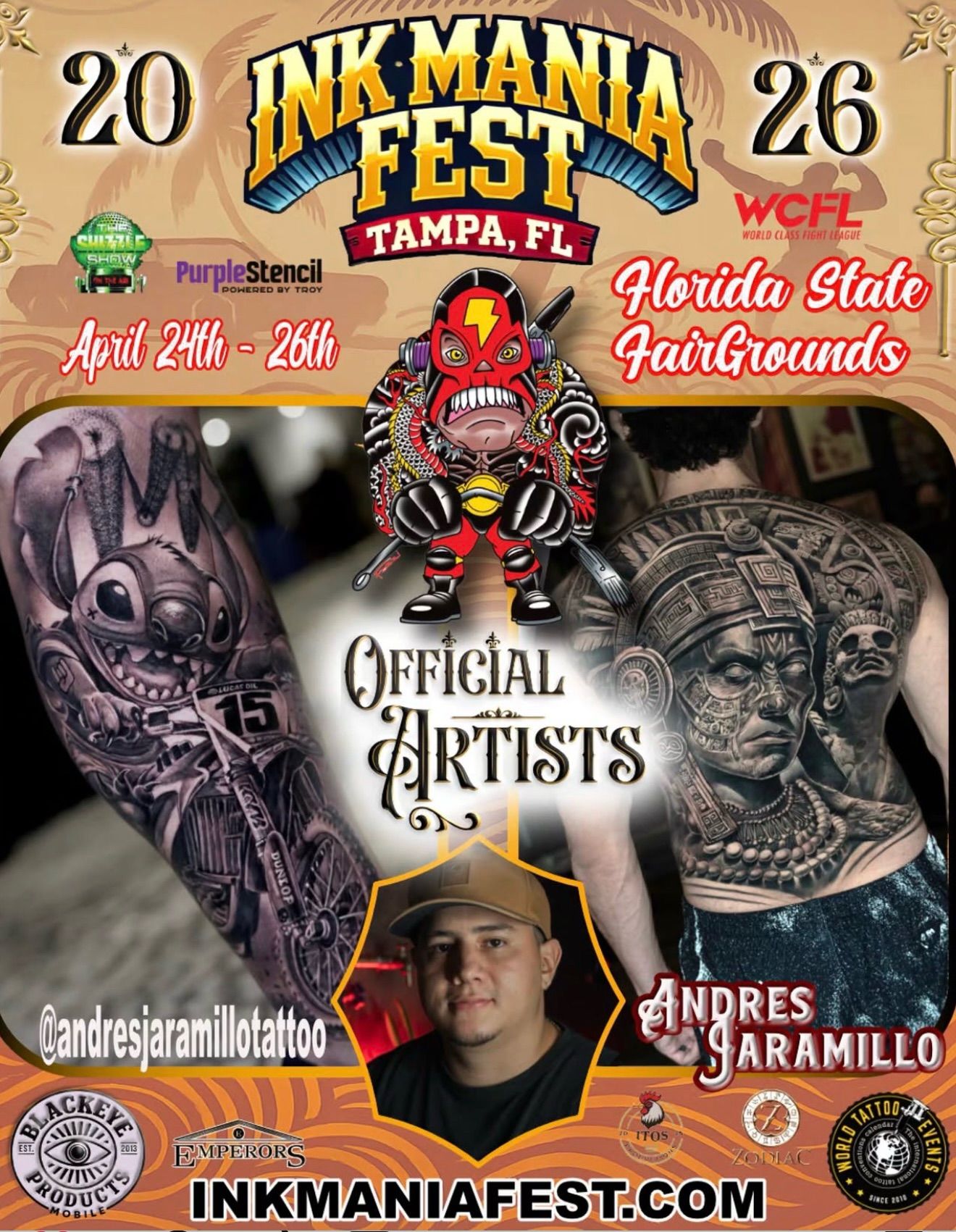Next week you’ll find me in Tampa 🌴
I’ll be tattooing as an Official Artist at @inkmaniafest — one of the biggest tattoo events in Florida, April 24–26 at the Florida State Fairgrounds.
If you want a piece done by me at the show, reach out before — spots are filling up. ✉️ Link in bio.
🏷️ @inkmaniaevents @purplestenciltattoo @blackeyeproducts @emperors @world.tattoo.events
#InkManiaFest2026 #TampaFlorida #OfficialArtist #TattooConvention #AndresJaramilloTattoo FloridaTattoo